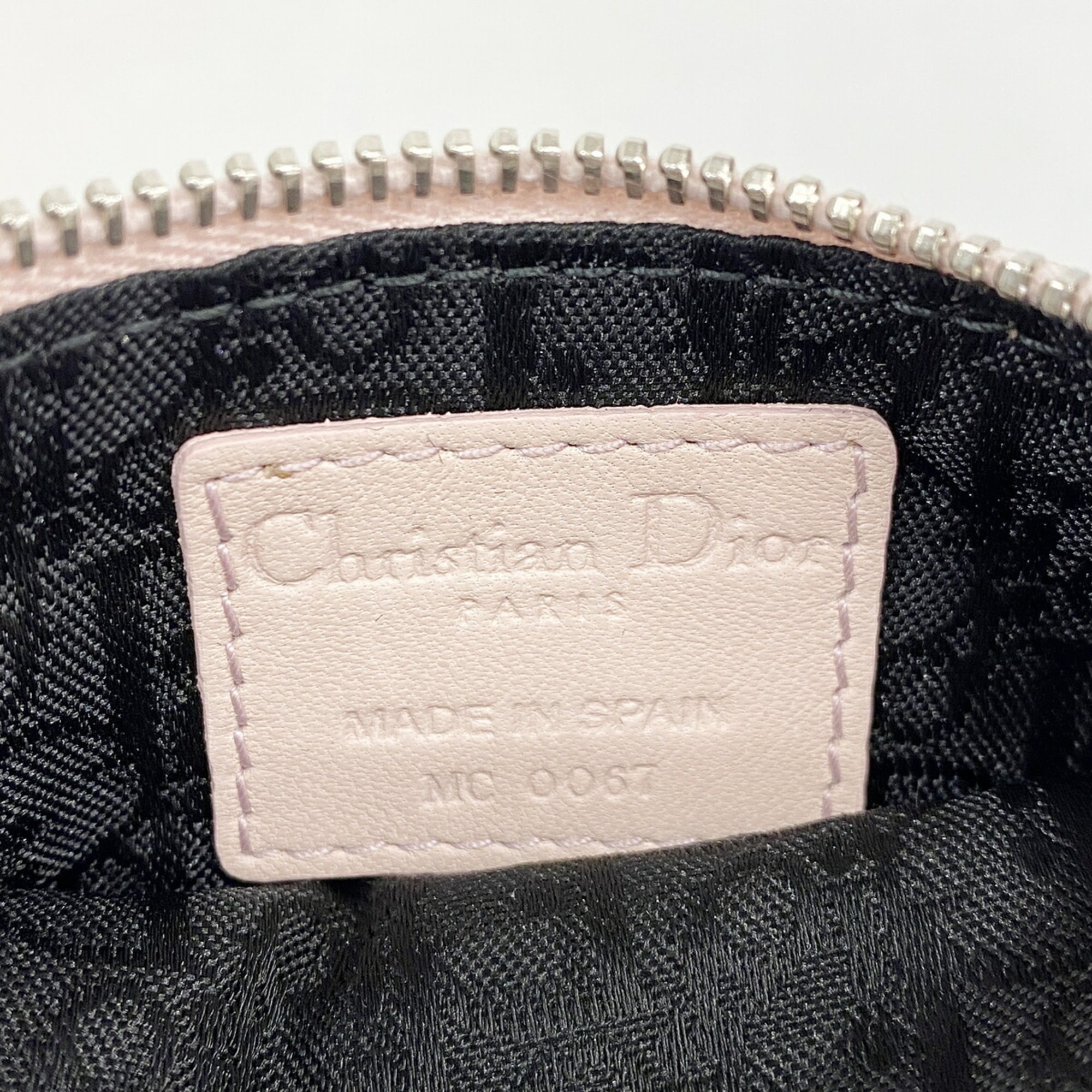 Christian Dior Pink Leather Pouch (Pre-Owned)