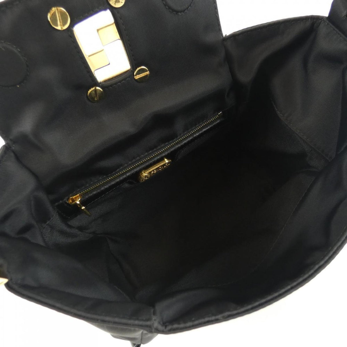 Fendi Black Nylon Shoulder Bag (Pre-Owned)