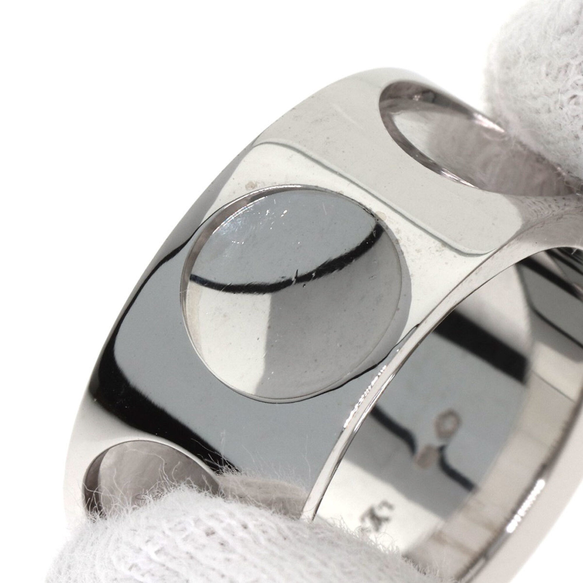 Louis Vuitton White Gold White Gold (18K) Band Ring (Pre-Owned)
