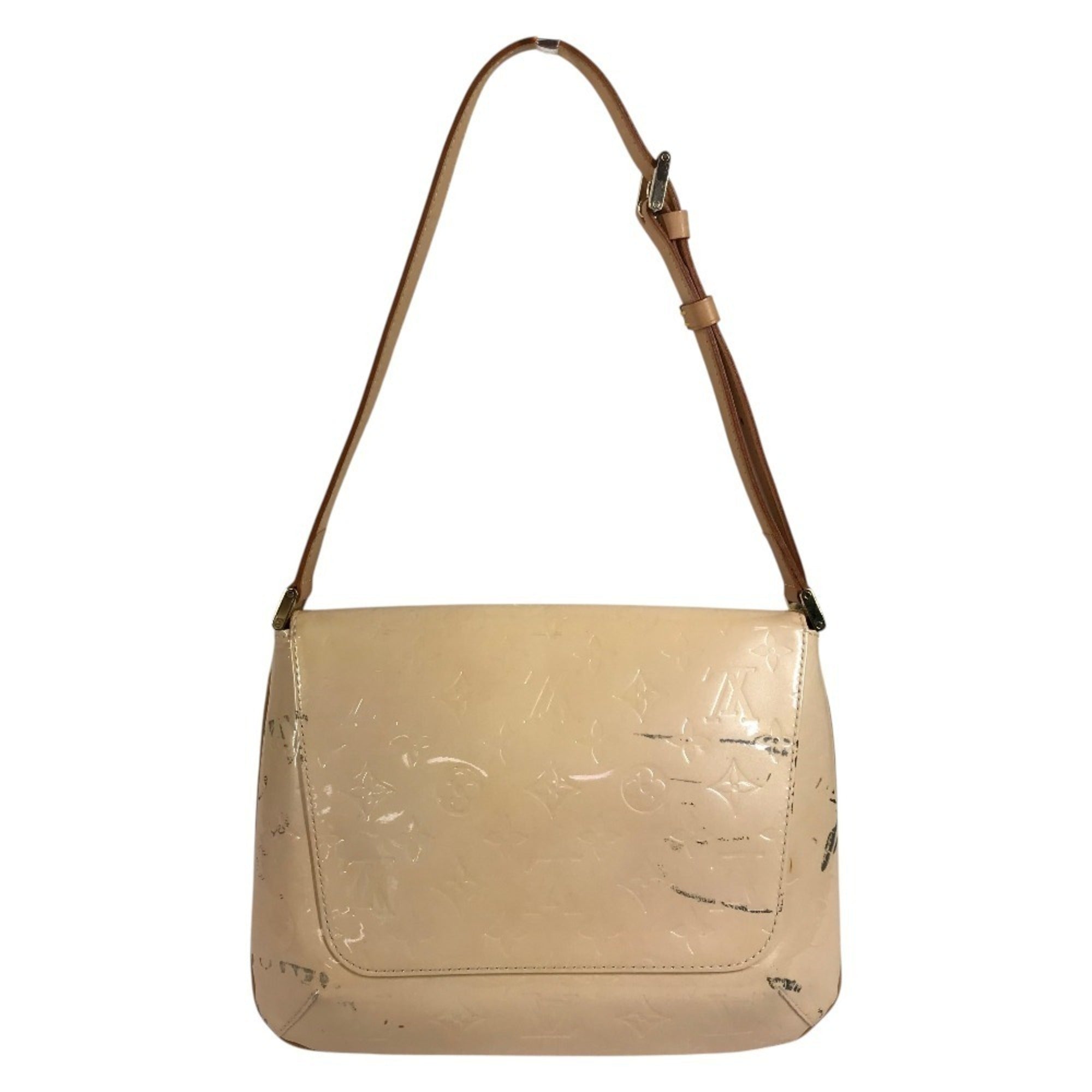 Louis Vuitton Monogram Vernis Marshmallow Pink Monogram Vernis Shoulder Bag (Pre-Owned)