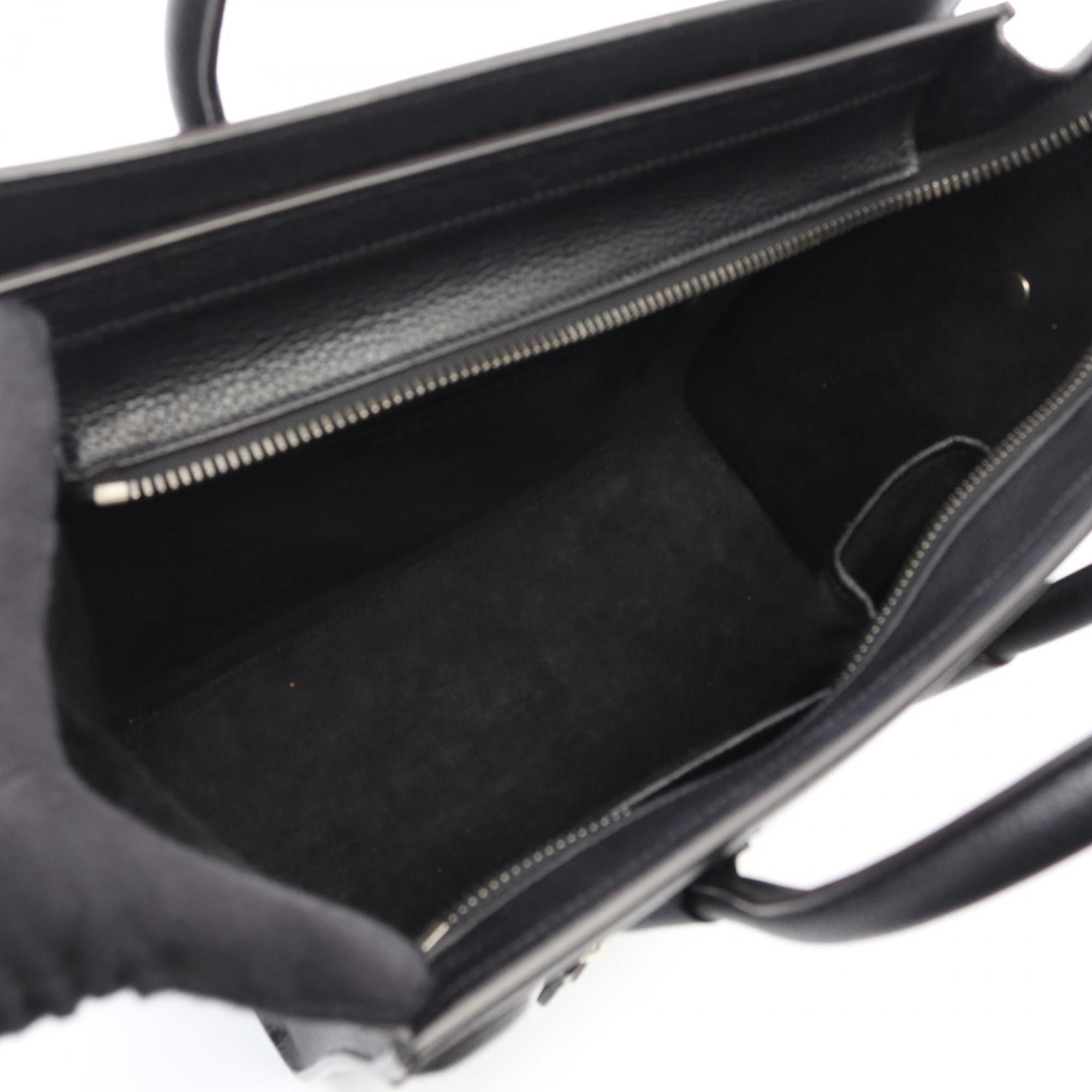Celine Black Leather Tote Bag (Pre-Owned)
