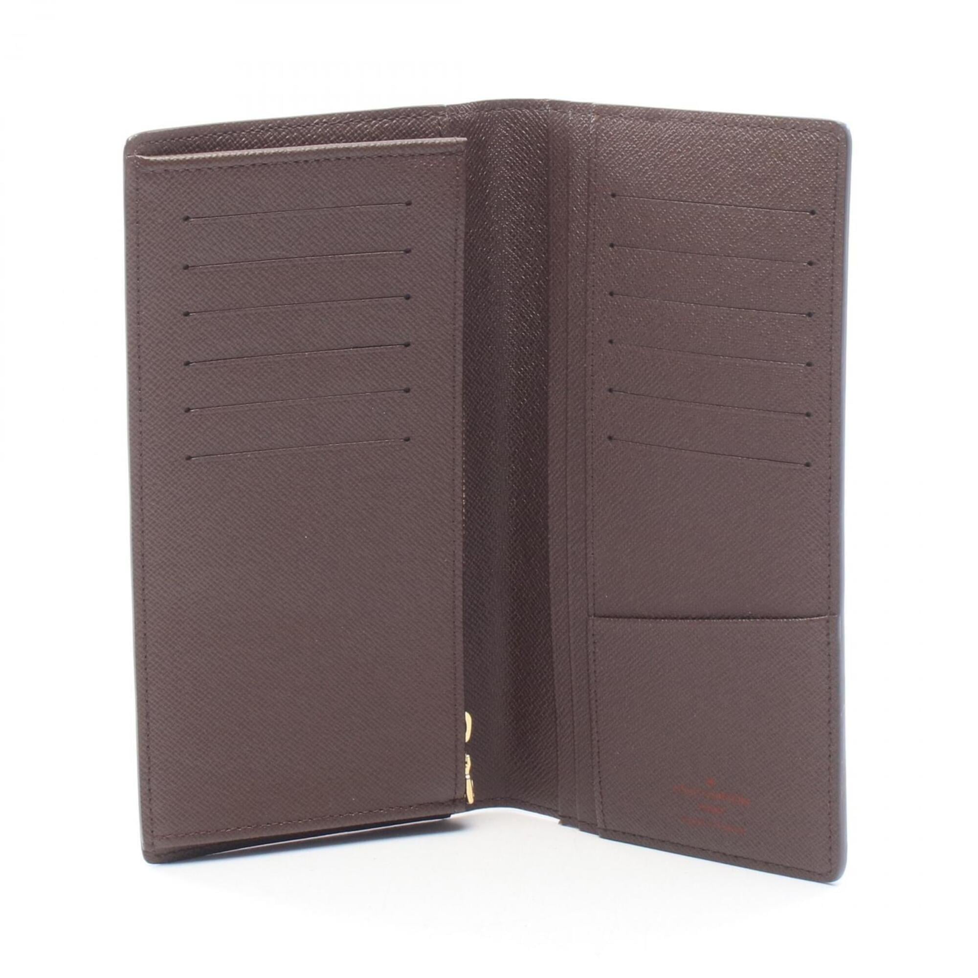 Louis Vuitton Brown Pvc Long Wallet (Bi-Fold) (Pre-Owned)