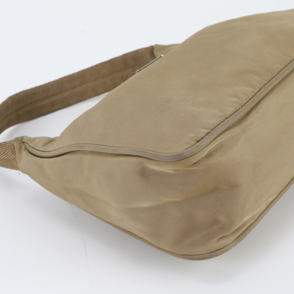 Prada Beige Handbag Pouch Tote Bag (Pre-Owned)