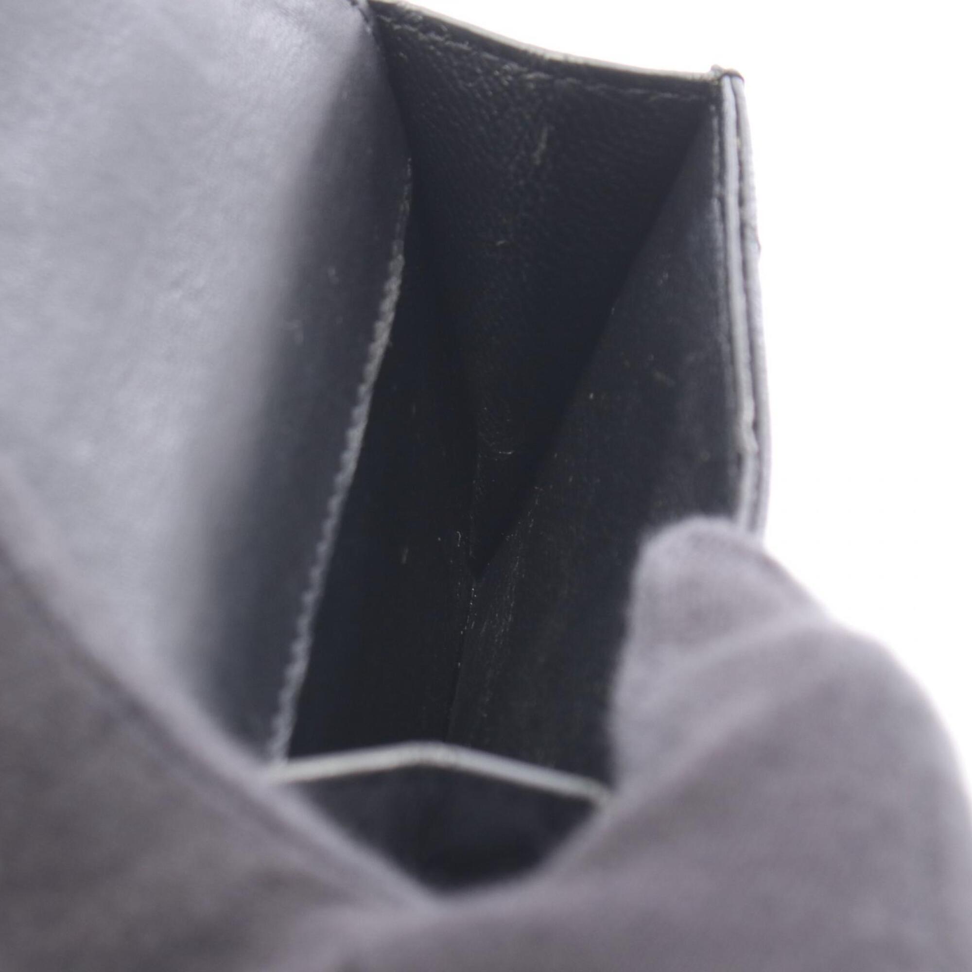Saint Laurent Black Leather Wallet (Tri-Fold) (Pre-Owned)