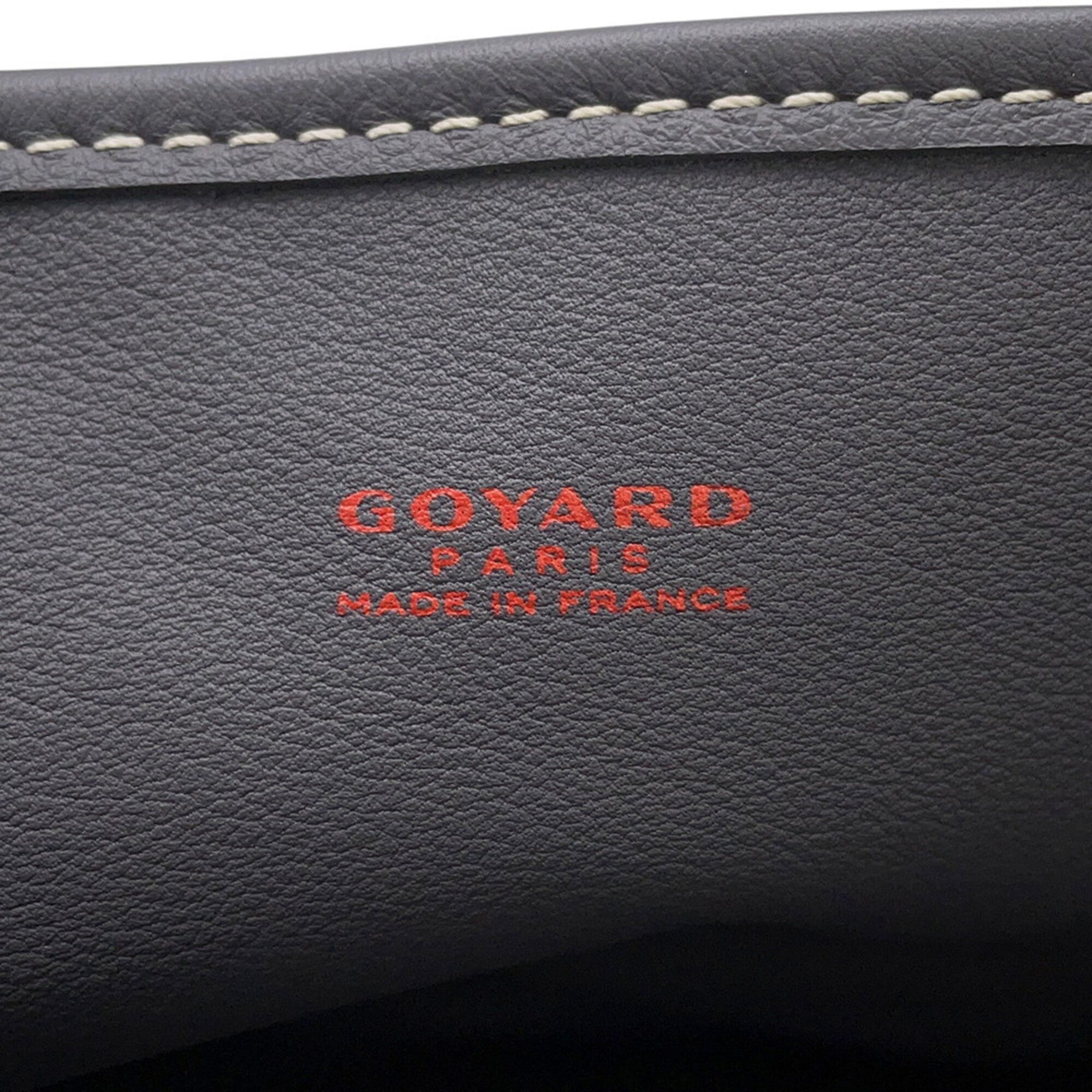 Goyard Gray Pvc Leather Handbag Pouch Tote Bag (Pre-Owned)
