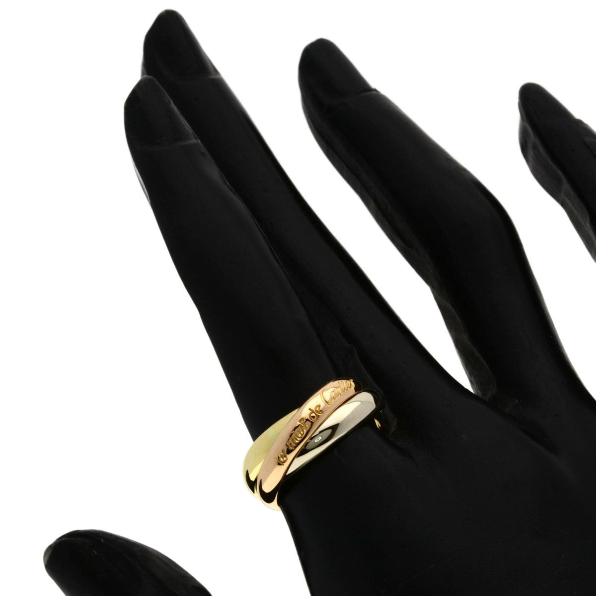 Cartier Trinity Yellow Gold (18K) Pink Gold (18K) White Gold (18K) Band Ring (Pre-Owned)
