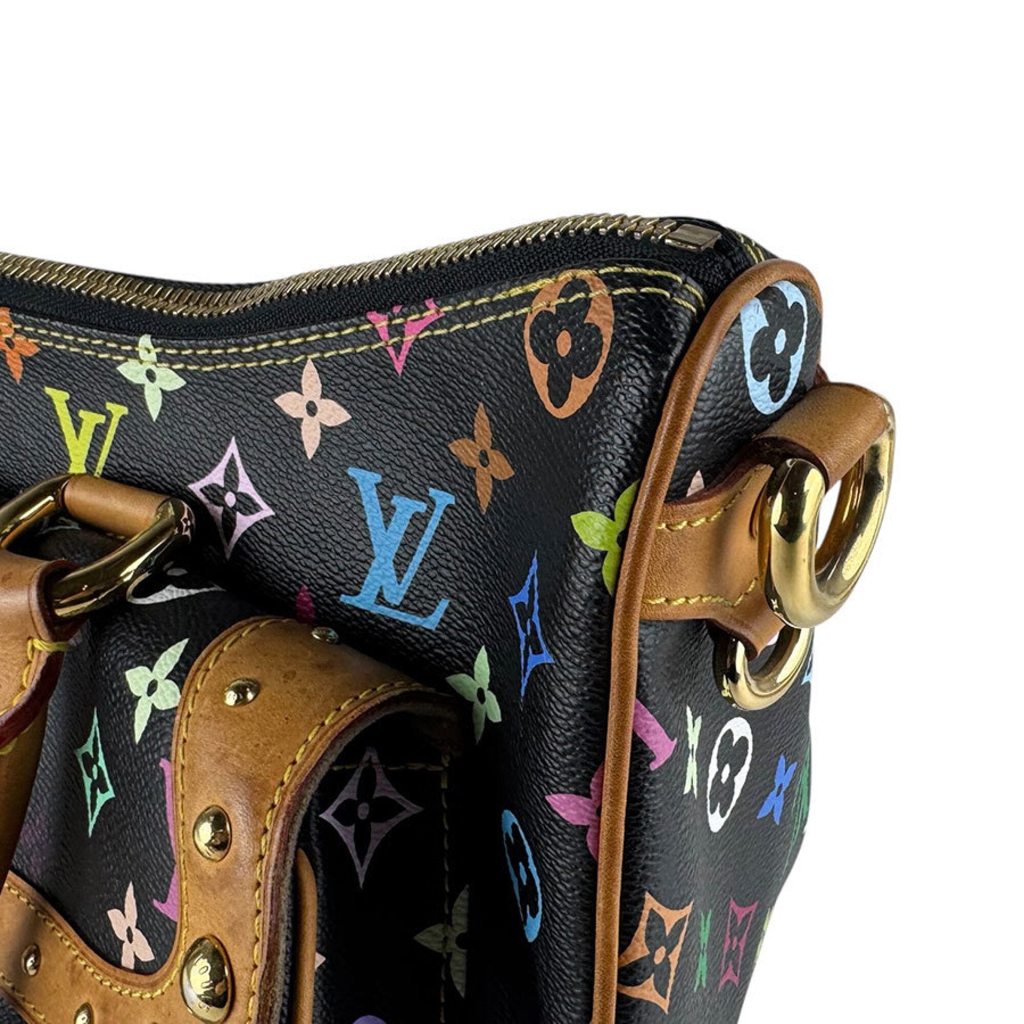 Louis Vuitton Multi-Color Noir Monogram Multicolore Handbag Shoulder Bag (Pre-Owned)