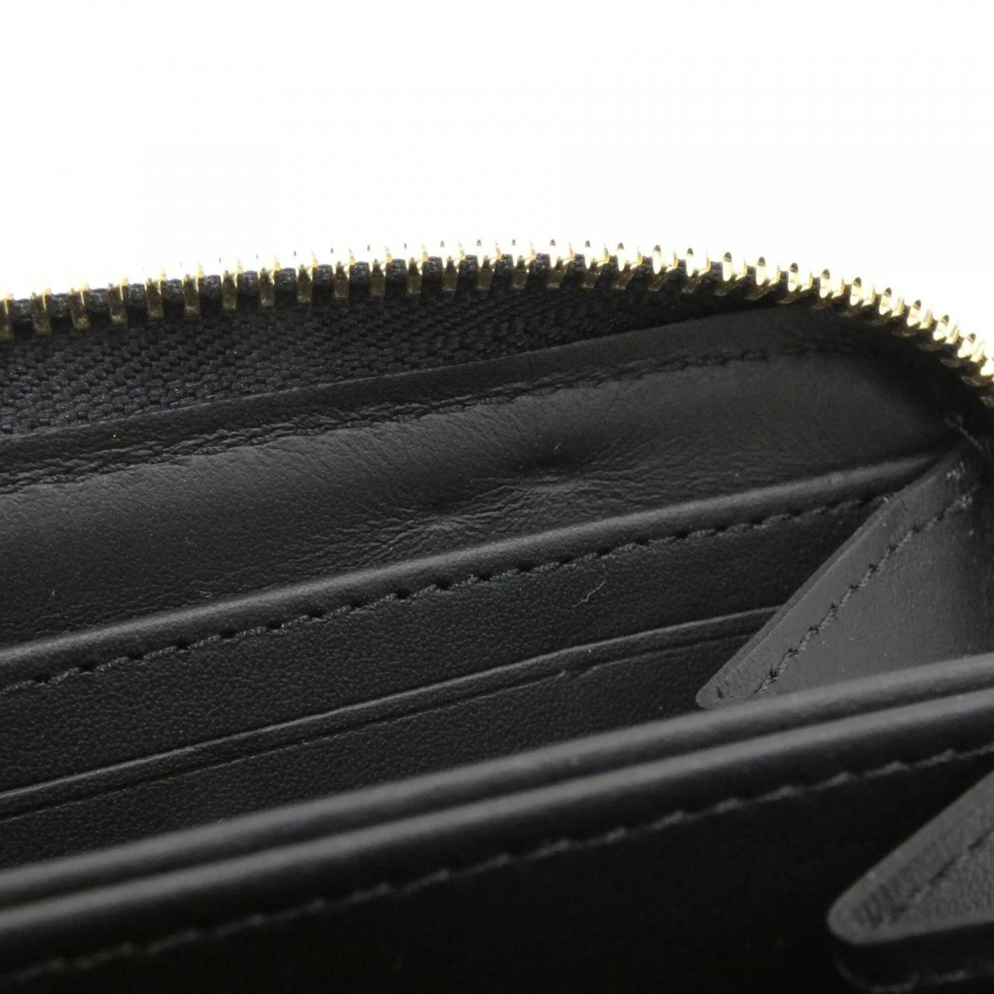 Louis Vuitton Black Multi-Color Leather Long Wallet (Bi-Fold) (Pre-Owned)