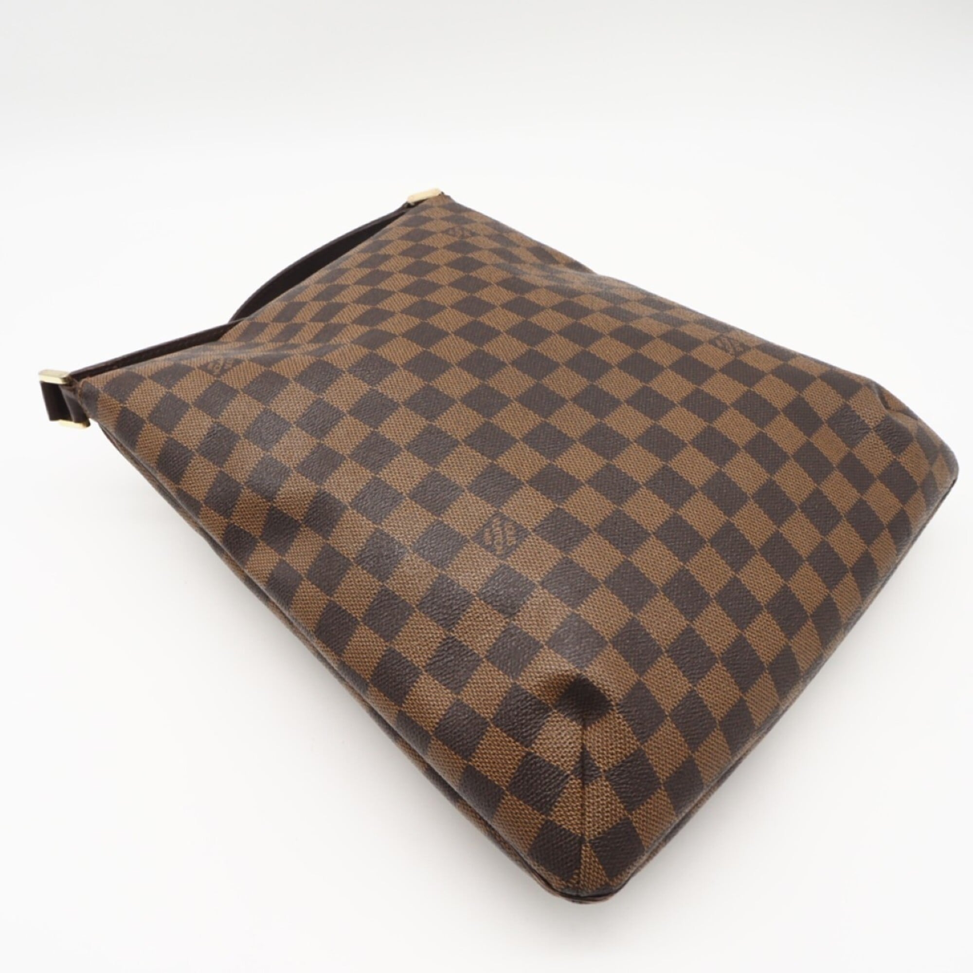 Louis Vuitton Damier Brown Coated Canvas Leather Shoulder Bag (Pre-Owned)
