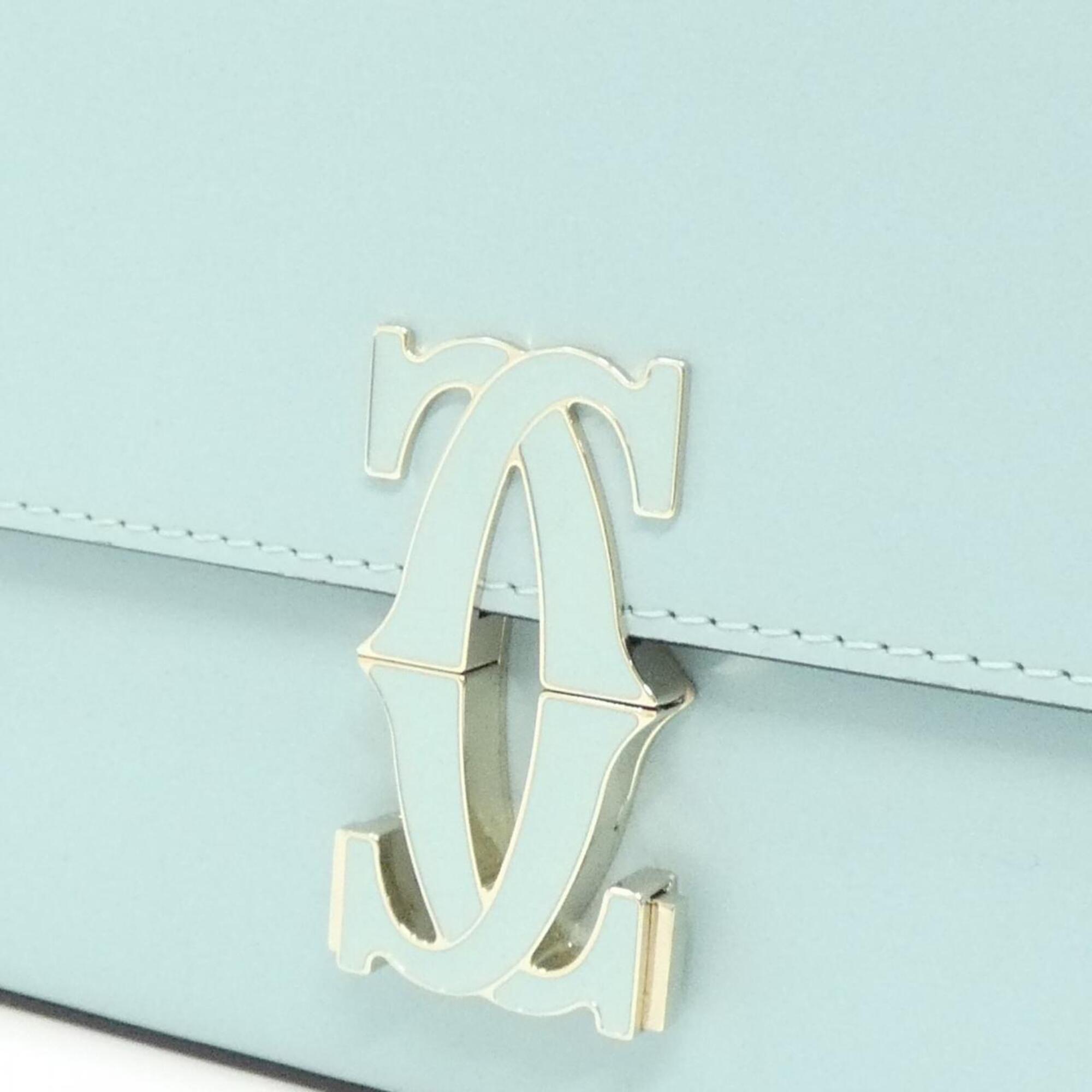 Cartier Light Blue Leather Shoulder Bag (Pre-Owned)