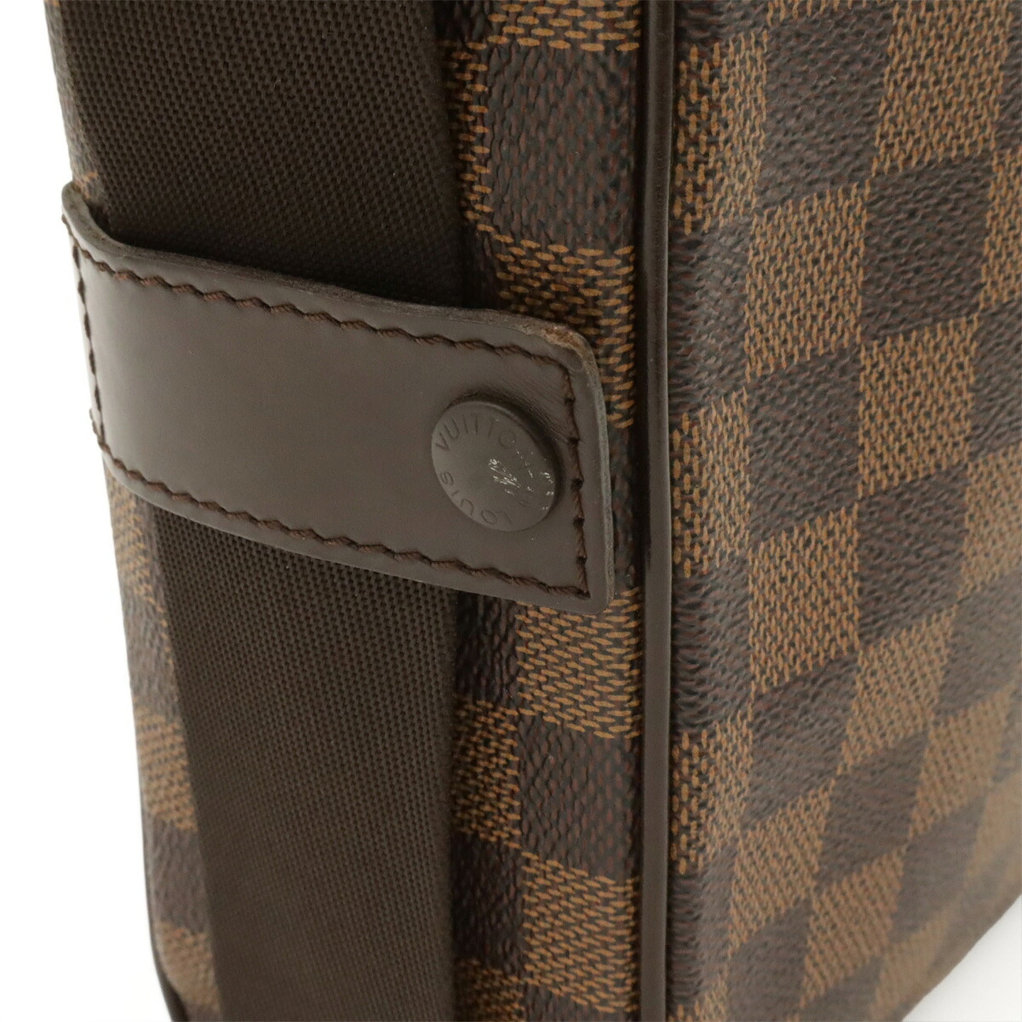 Louis Vuitton Brown Damier Canvas Pvc Pochette Shoulder Bag (Pre-Owned)