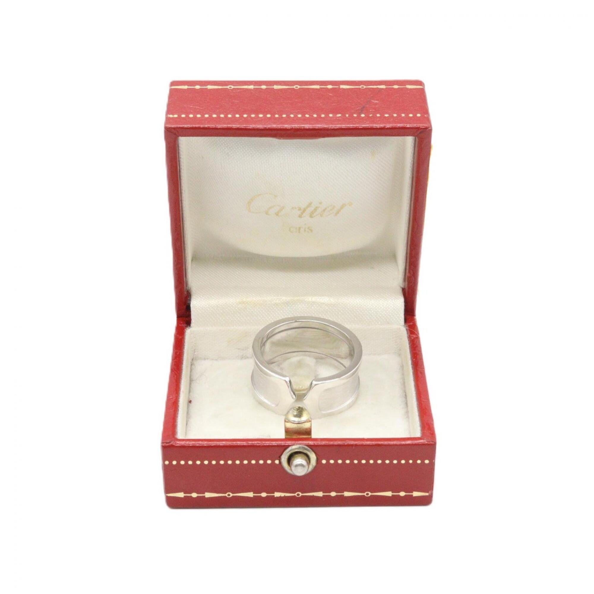 Cartier Silver White Gold (18K) Band Ring (Pre-Owned)