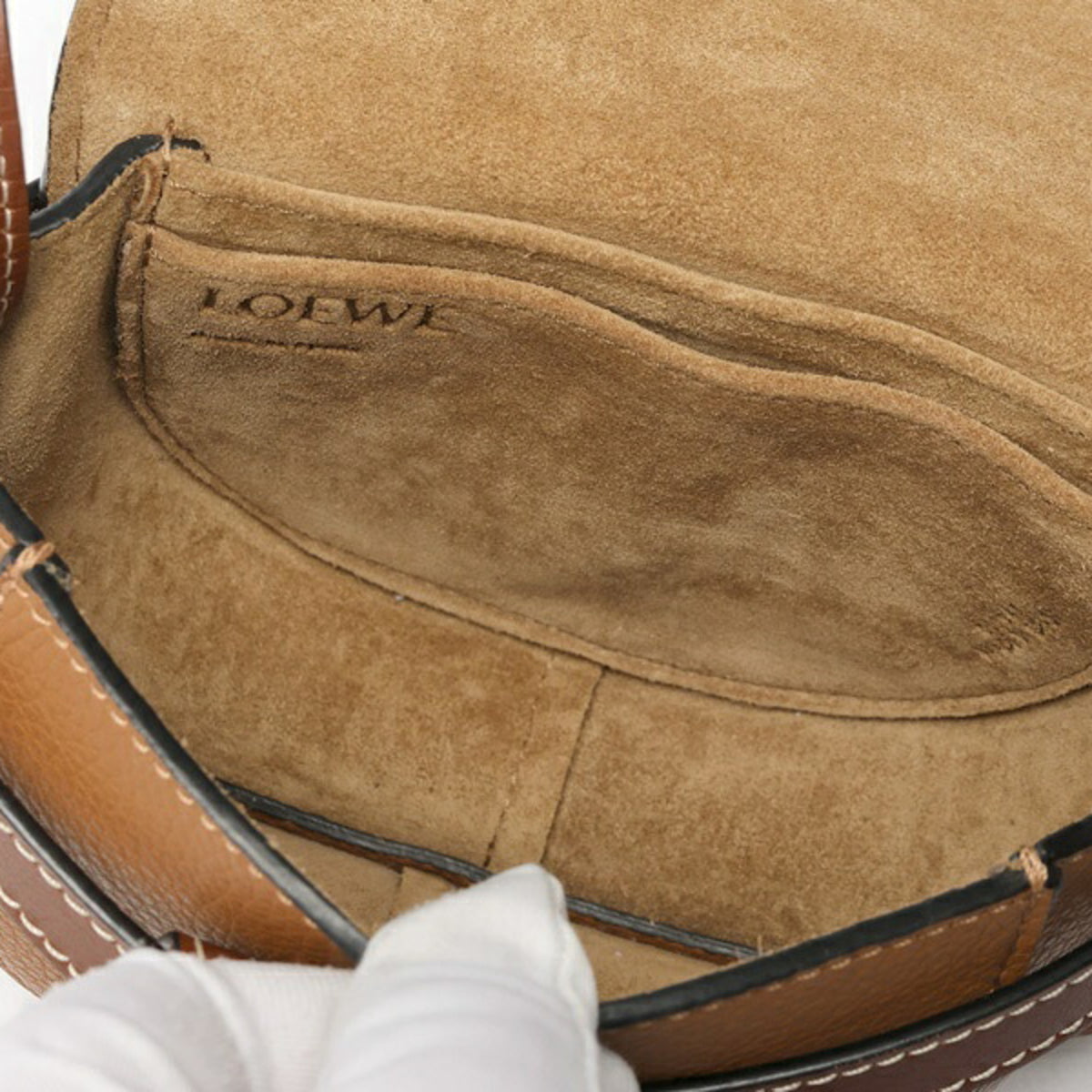 Loewe Brown Leather Shoulder Bag (Pre-Owned)