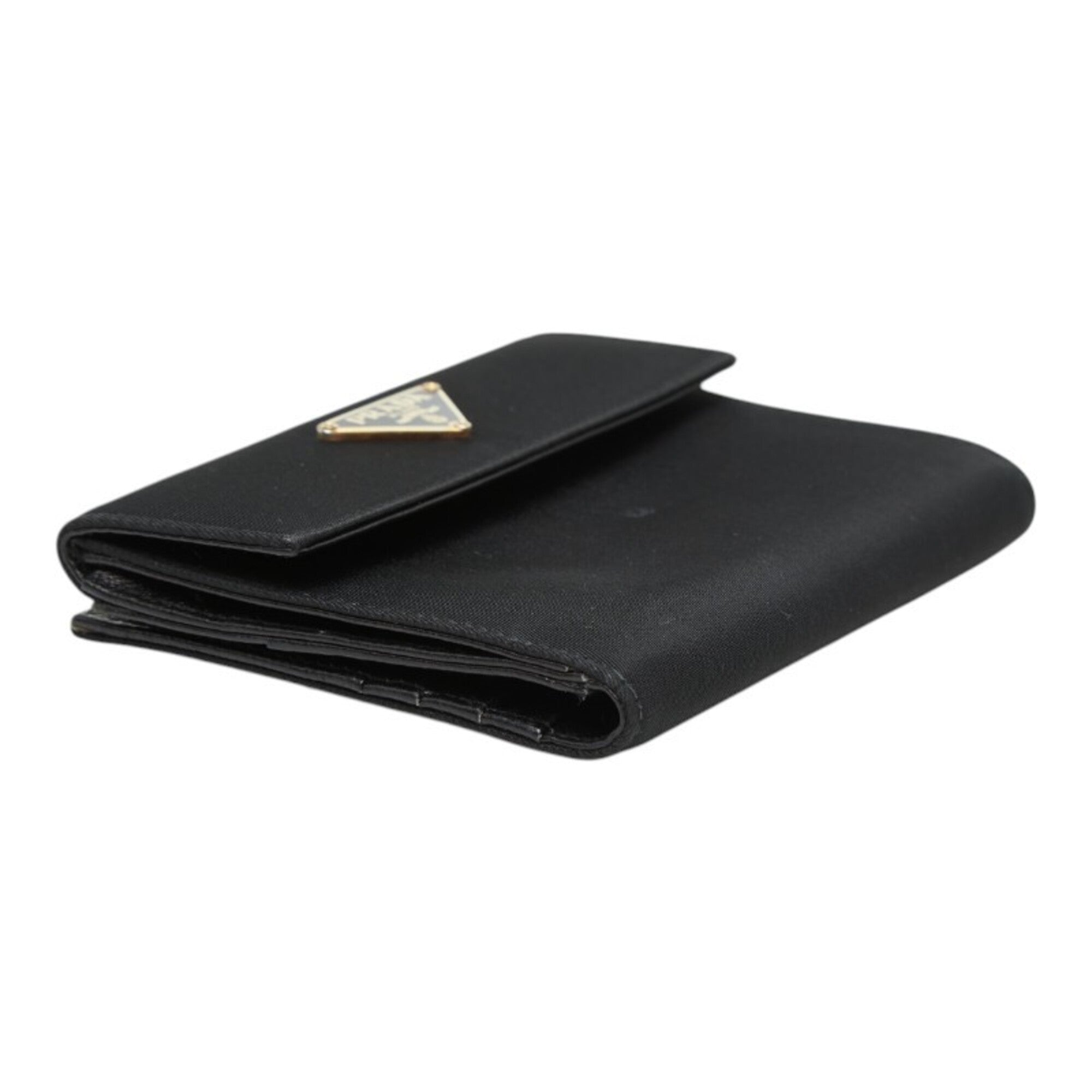 Prada Black Nylon Wallet (Bi-Fold) (Pre-Owned)