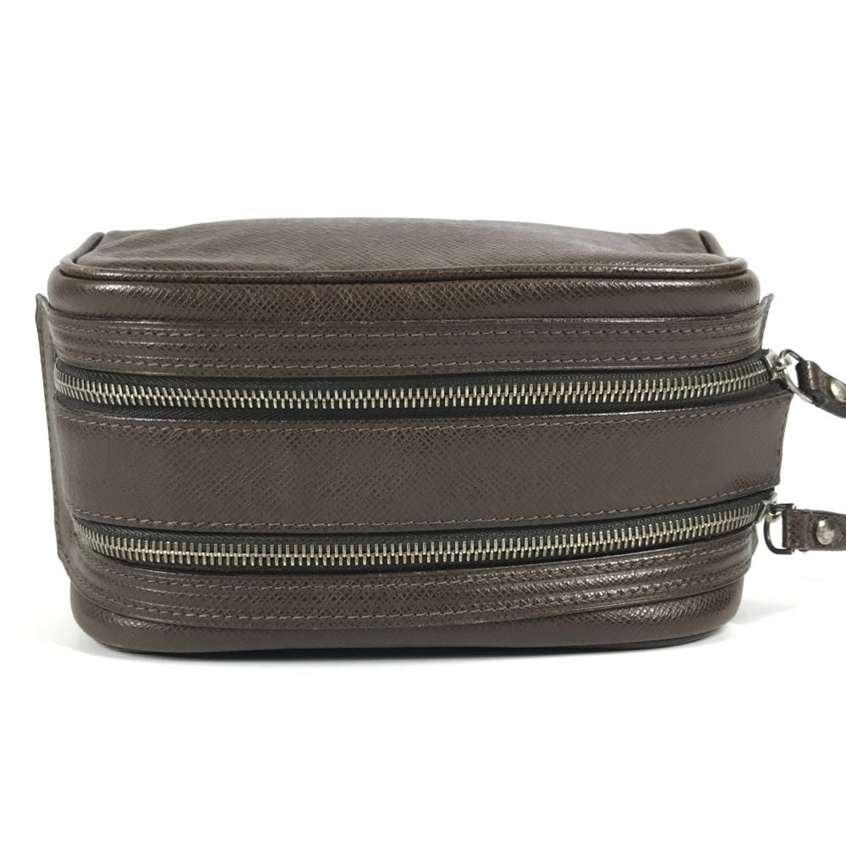 Louis Vuitton Brown Grizzly Taiga Leather Pouch (Pre-Owned)