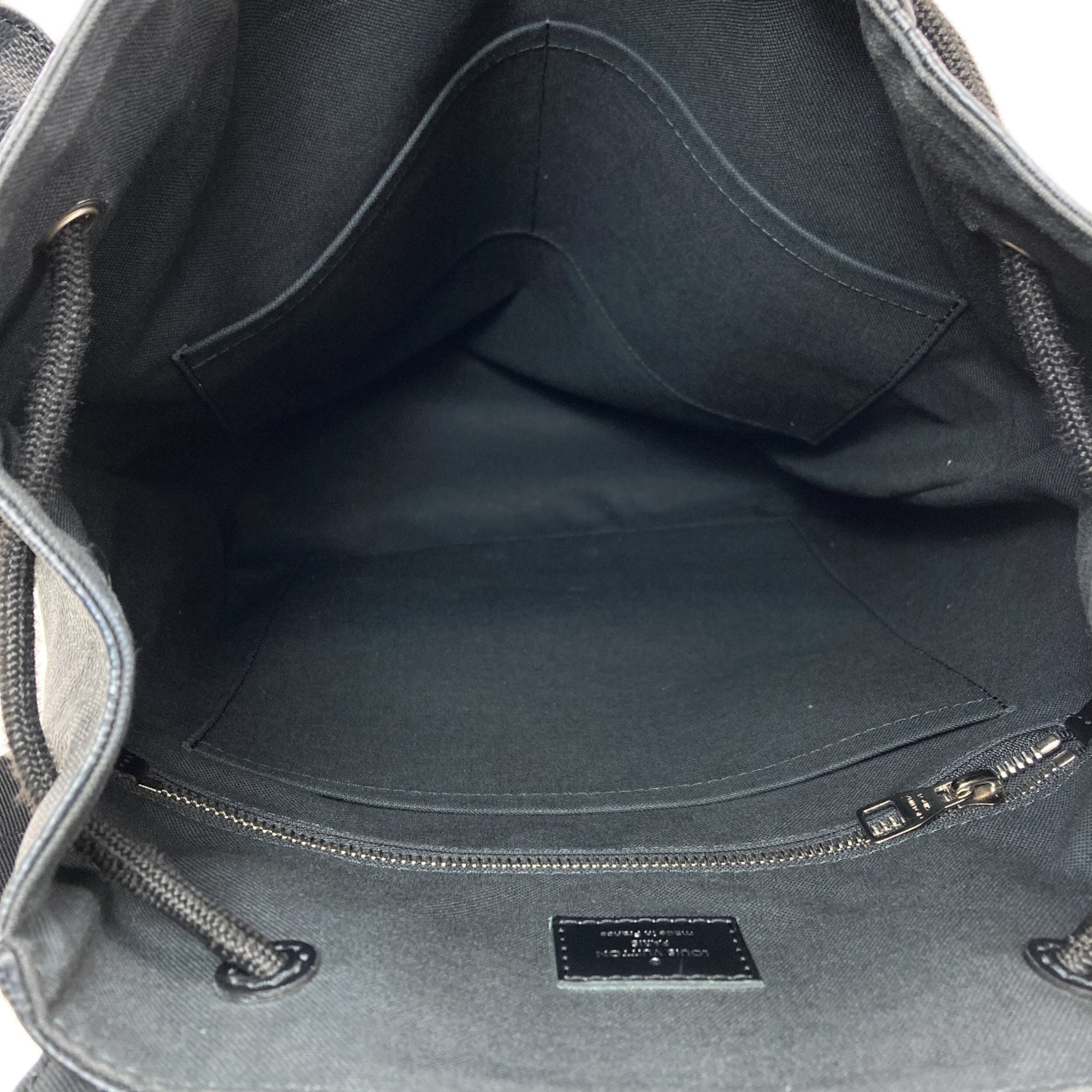 Louis Vuitton Damier Graphite Damier Graphite Damier Canvas Backpack (Pre-Owned)