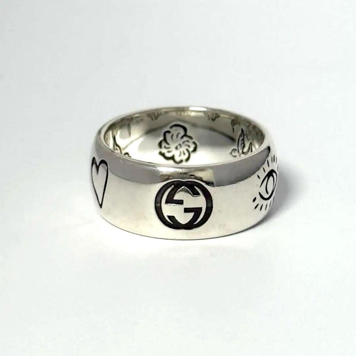 Gucci Silver 925 Band Ring (Pre-Owned)