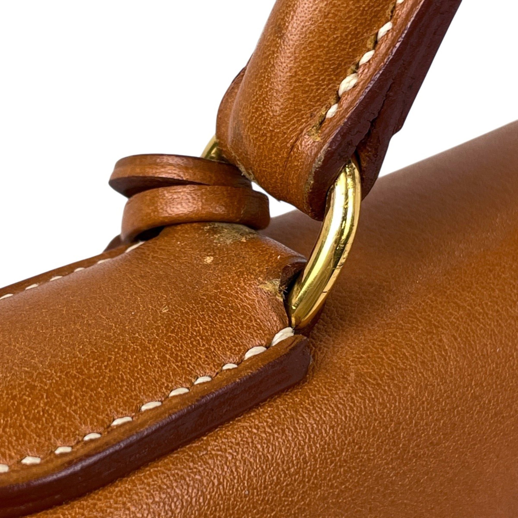 Hermes Kelly Brown Gulliver Leather Handbag (Pre-Owned)