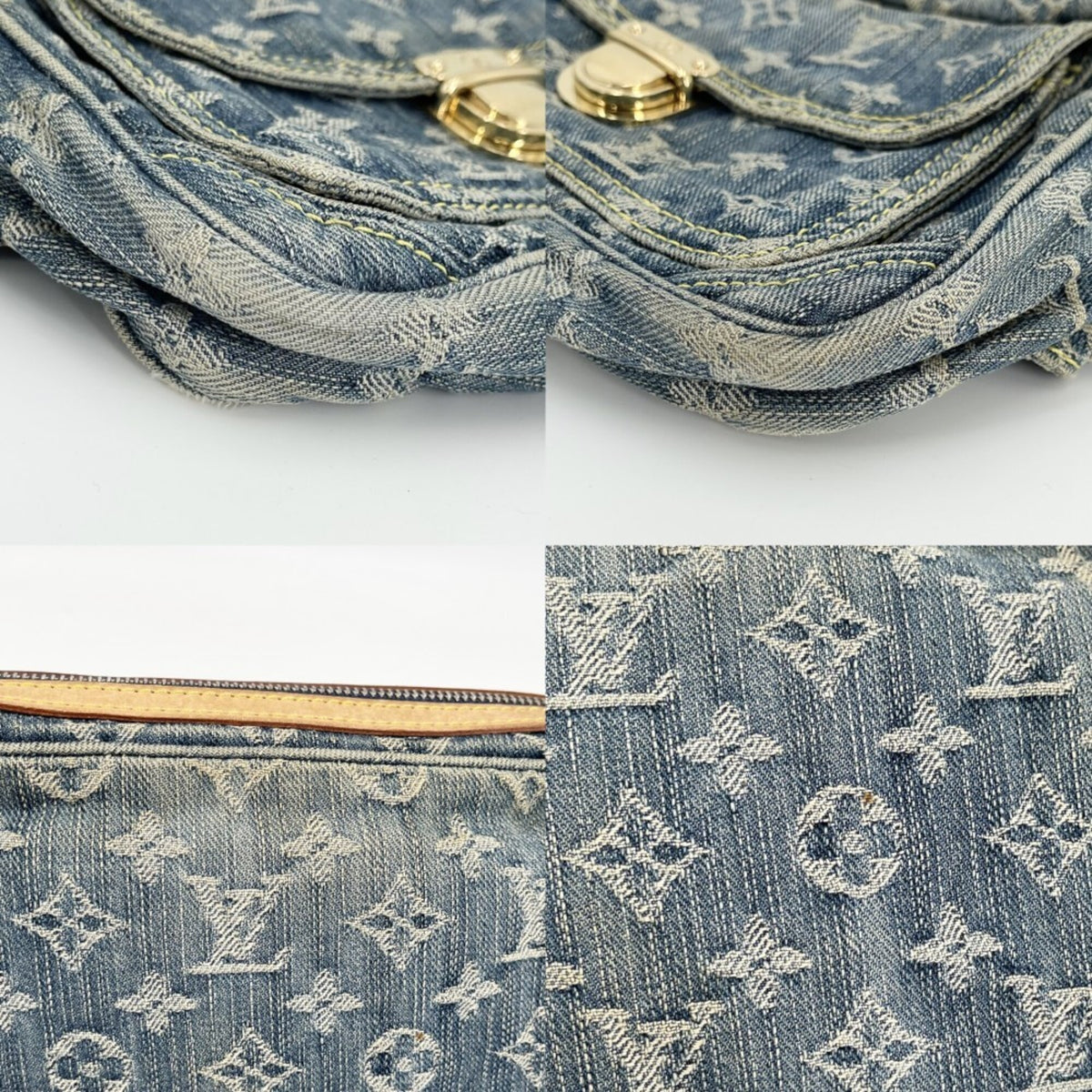 Louis Vuitton Monogram Denim Blue Monogram Denim Fanny Pack (Pre-Owned)