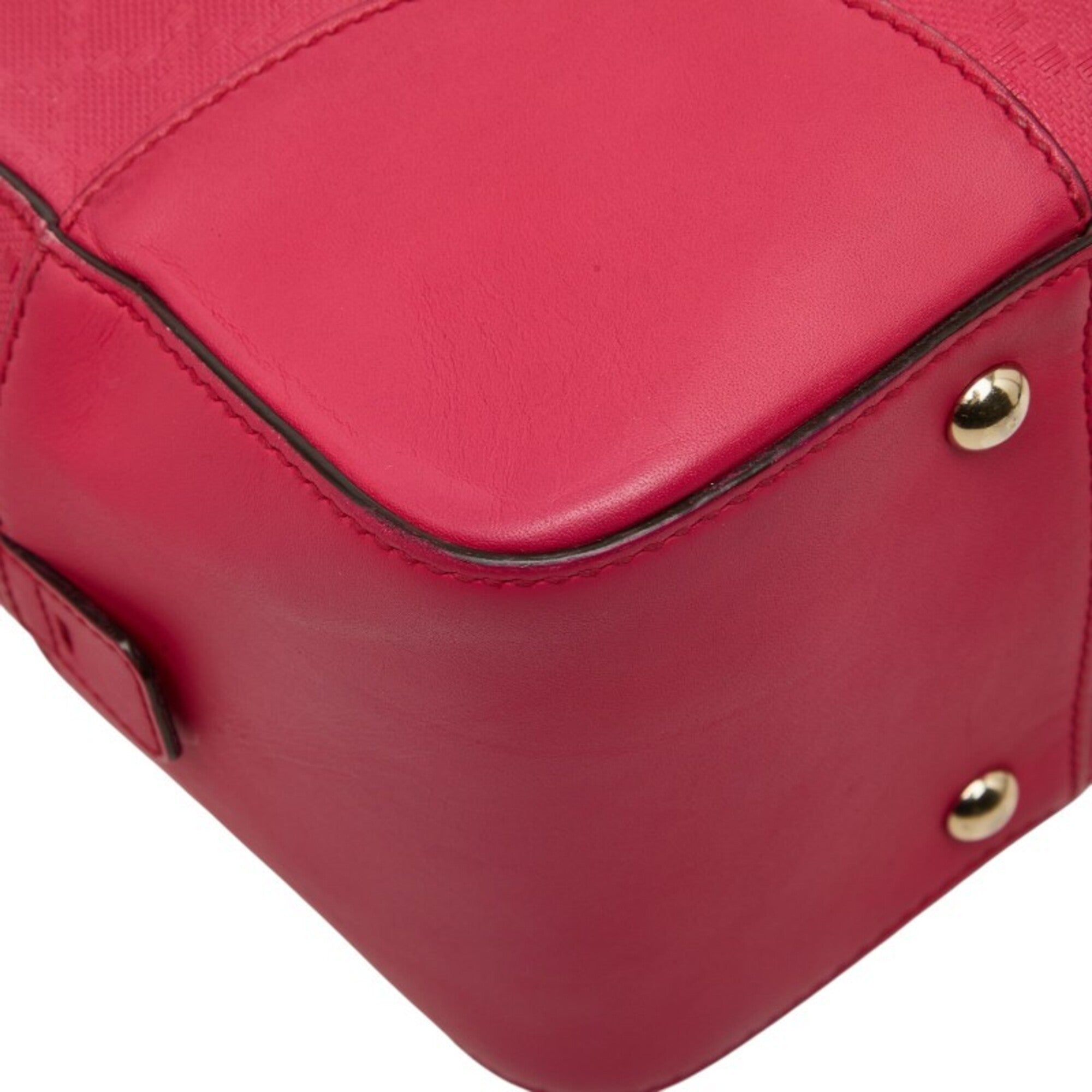 Gucci Pink Leather Handbag Shoulder Bag (Pre-Owned)