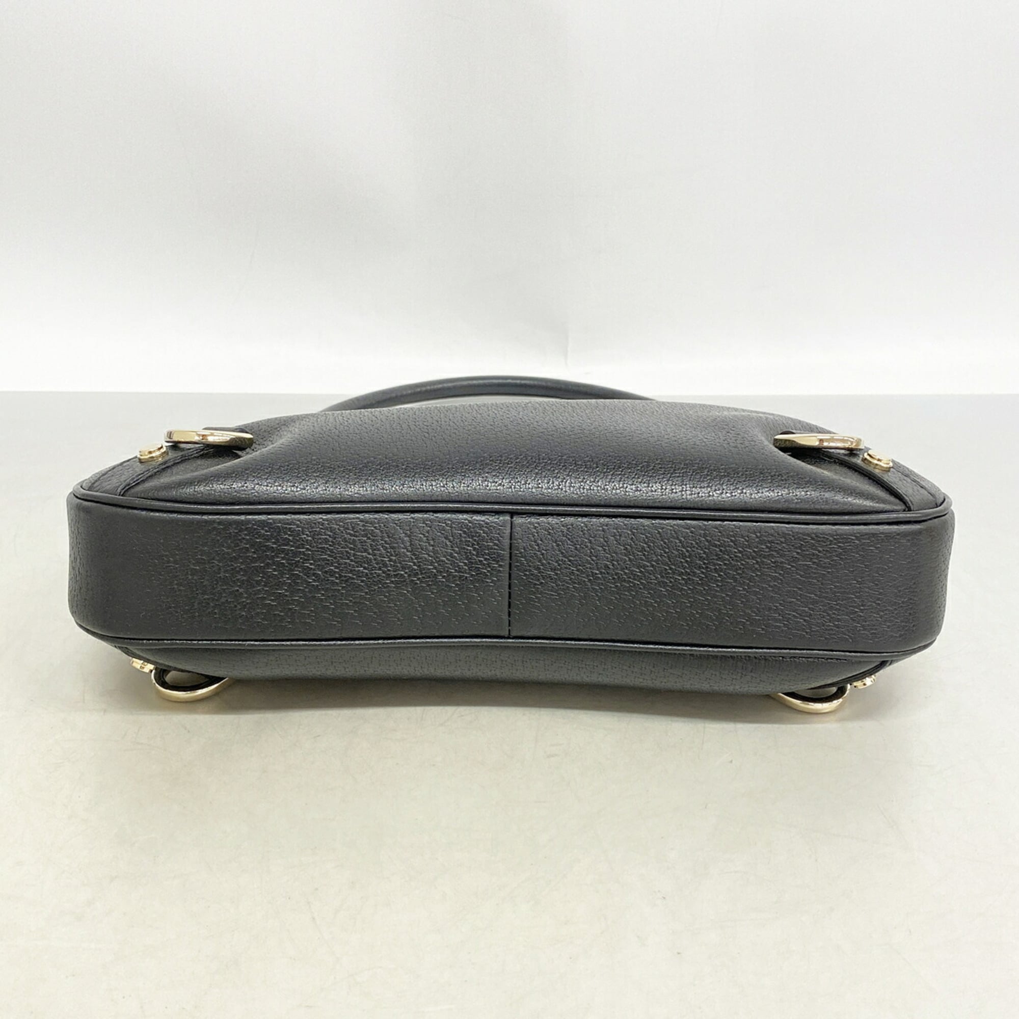 Gucci Black Leather Shoulder Bag (Pre-Owned)