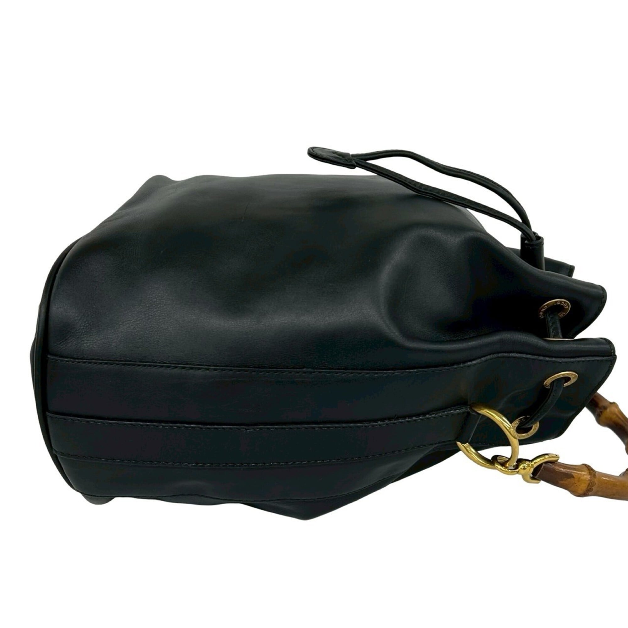 Gucci Black Leather Shoulder Bag (Pre-Owned)