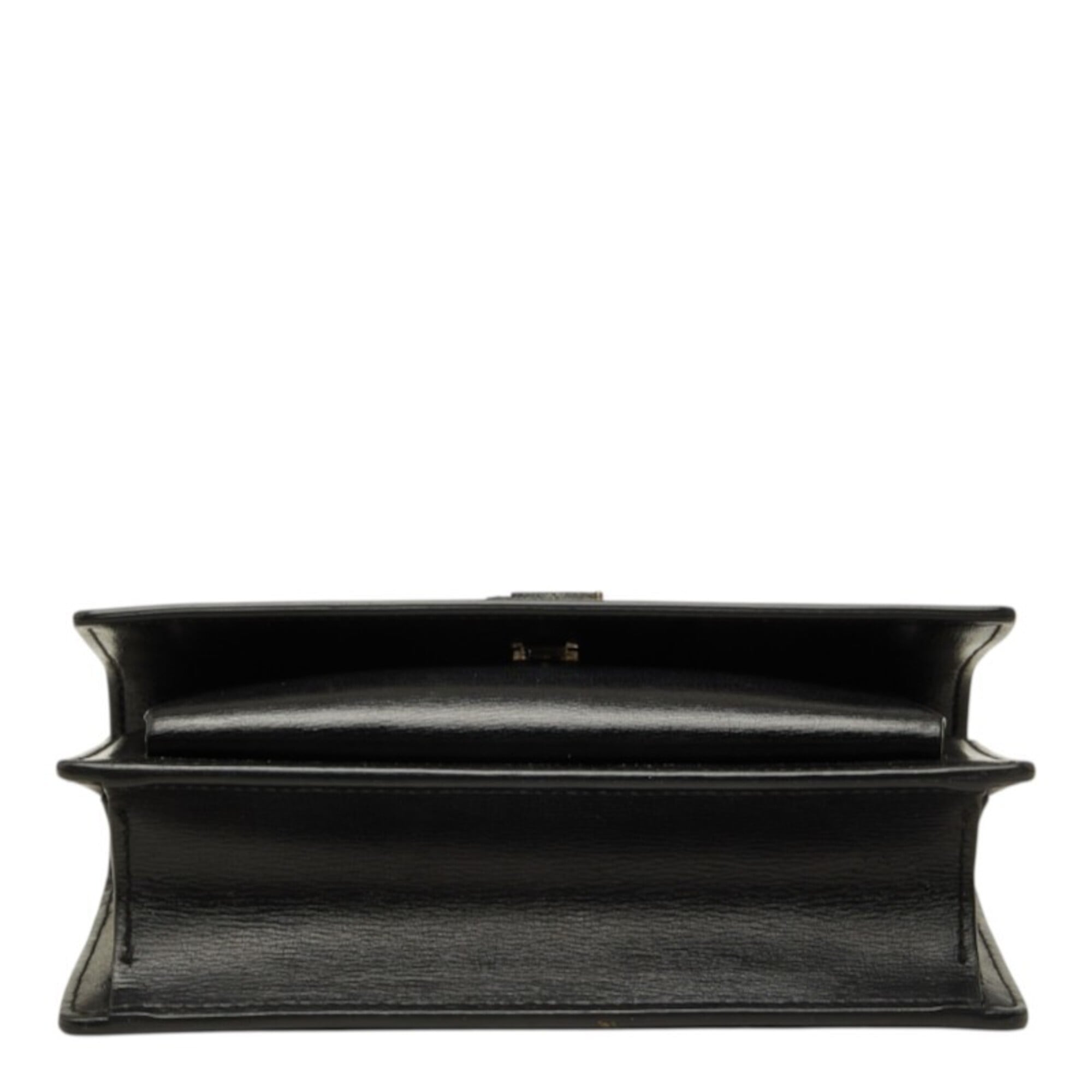Saint Laurent Black Leather Shoulder Bag (Pre-Owned)