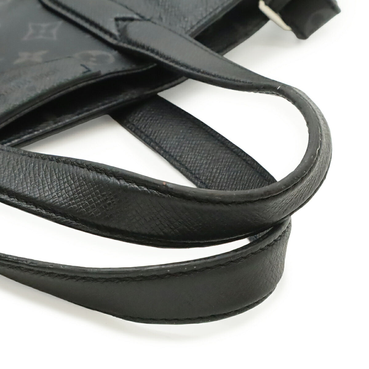 Louis Vuitton Monogram Eclipse Noir Monogram Eclipse Taiga Leather Shoulder Bag Tote Bag (Pre-Owned)