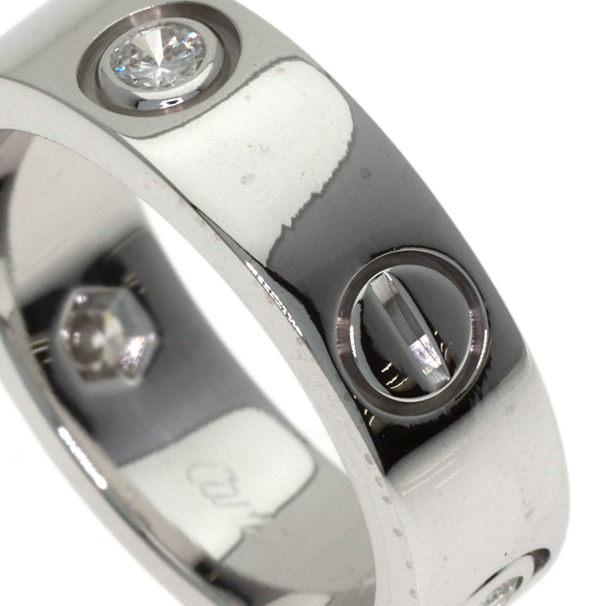 Cartier Love White Gold (18K) Band Ring (Pre-Owned)