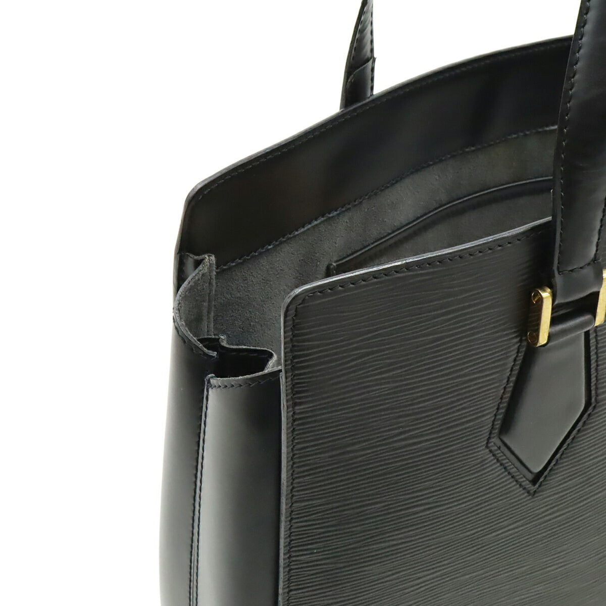 Louis Vuitton Black Epi Leather Shoulder Bag Tote Bag (Pre-Owned)