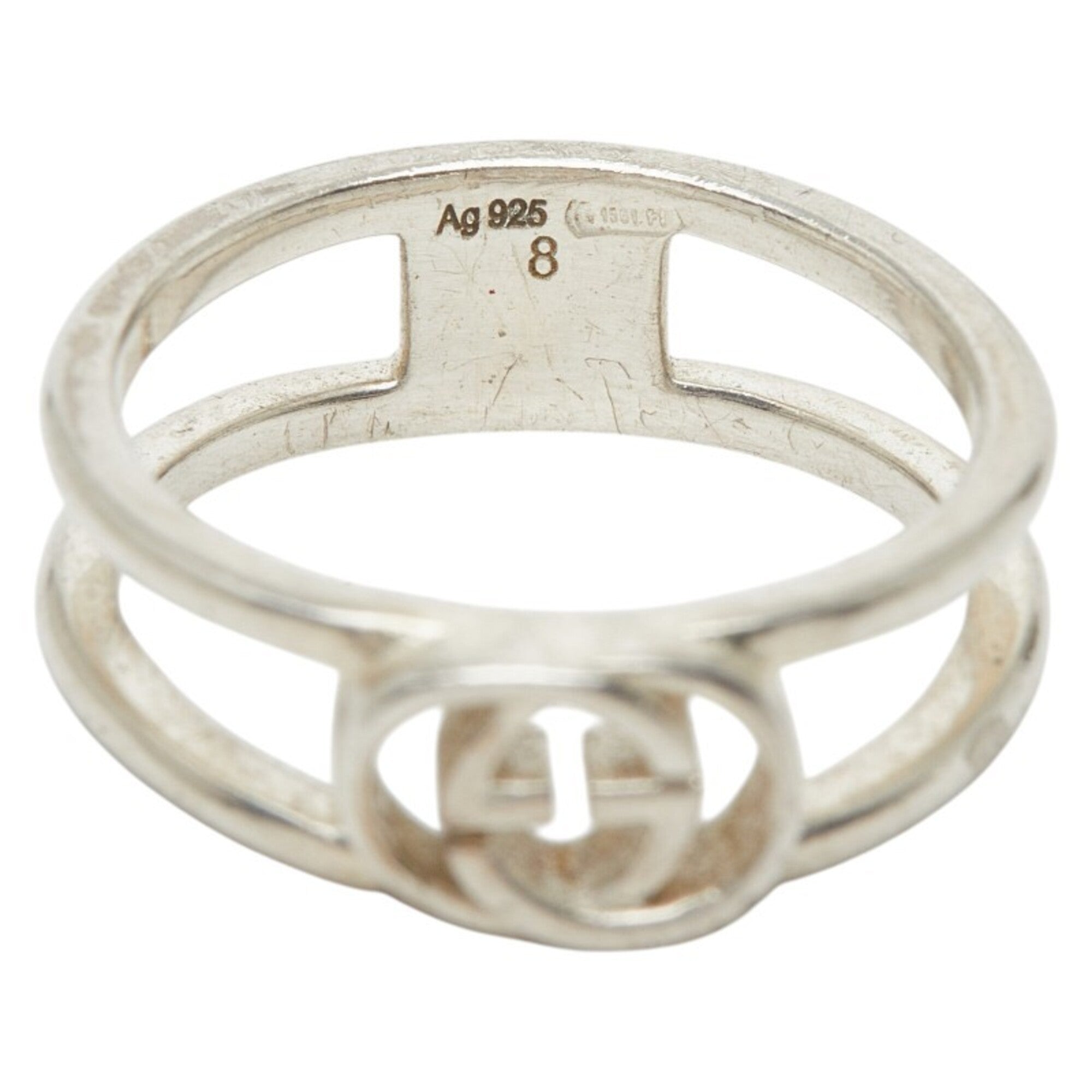 Gucci Silver Silver 925 Band Ring (Pre-Owned)