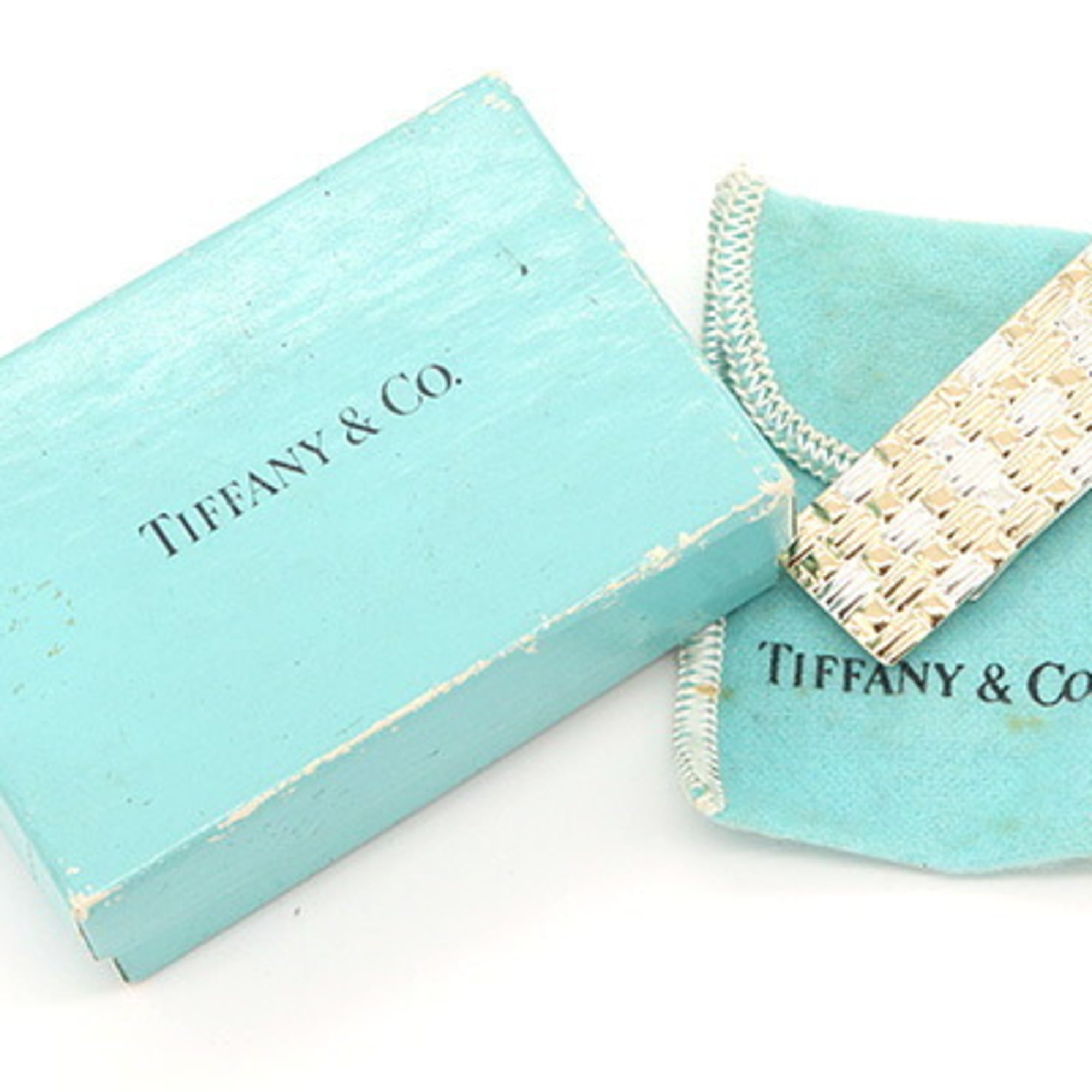 Tiffany Gold Silver Silver 925 Money Clip (Pre-Owned)