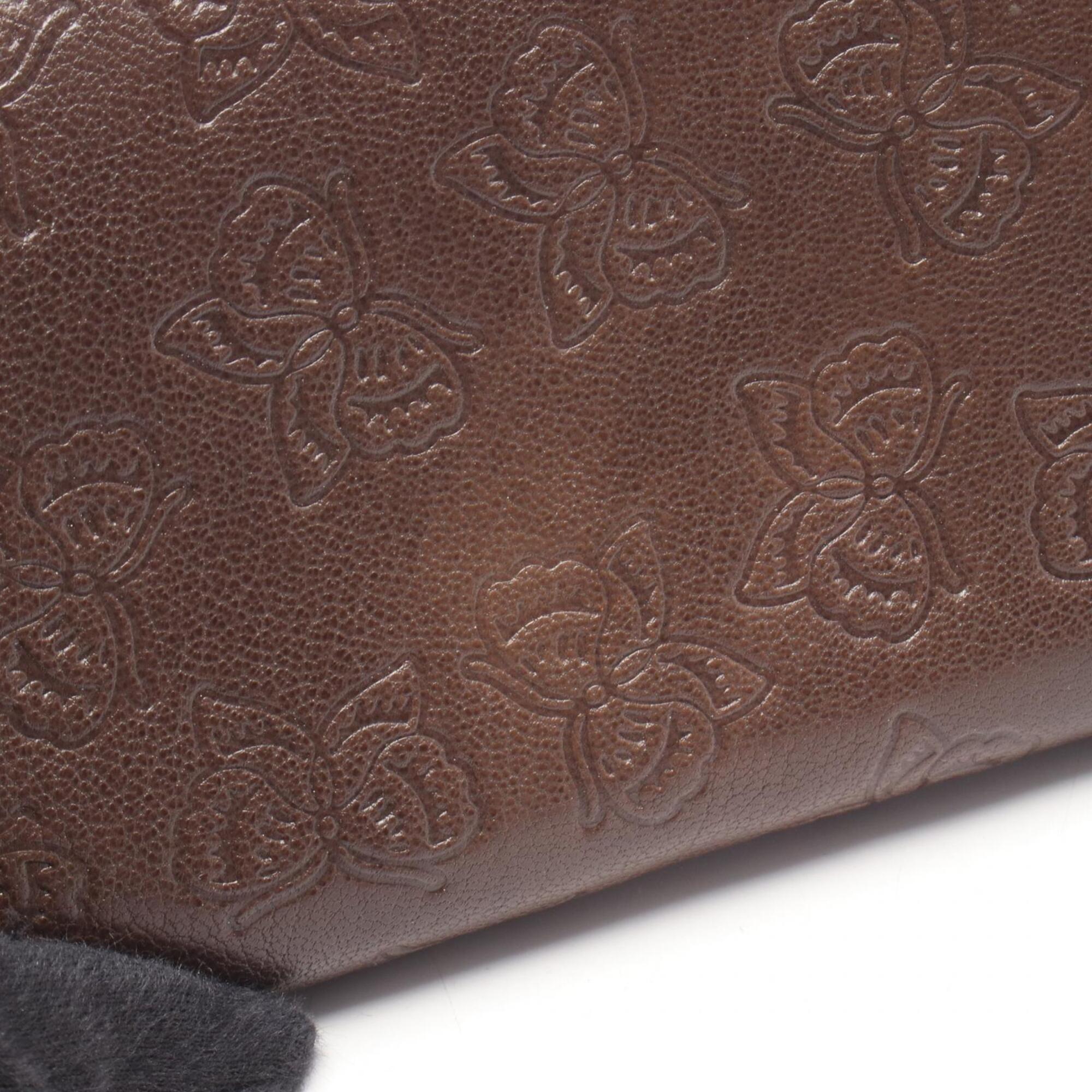 Bottega Veneta Brown Leather Long Wallet (Bi-Fold) (Pre-Owned)