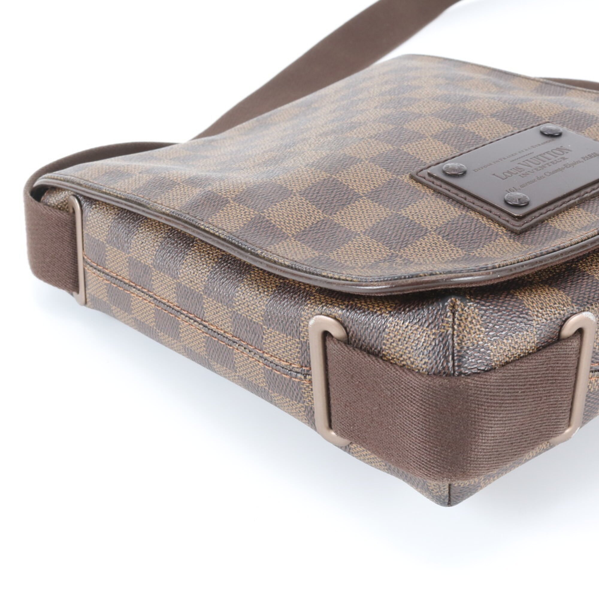 Louis Vuitton Brown Damier Canvas Coated Canvas Leather Shoulder Bag (Pre-Owned)
