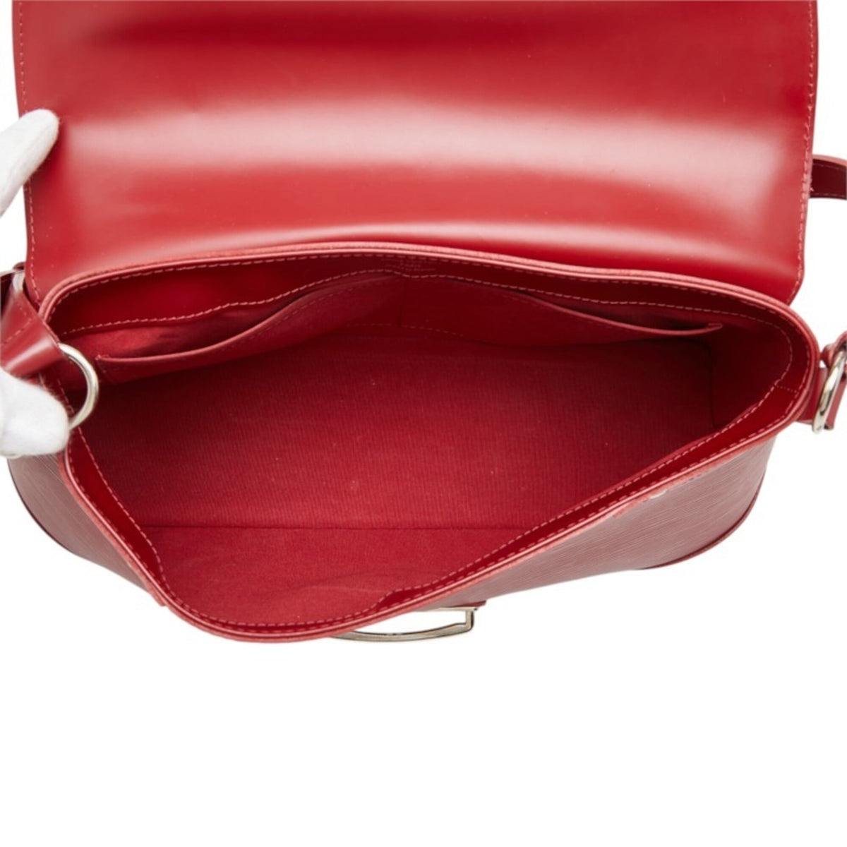 Louis Vuitton Red Color Epi Leather Shoulder Bag (Pre-Owned)