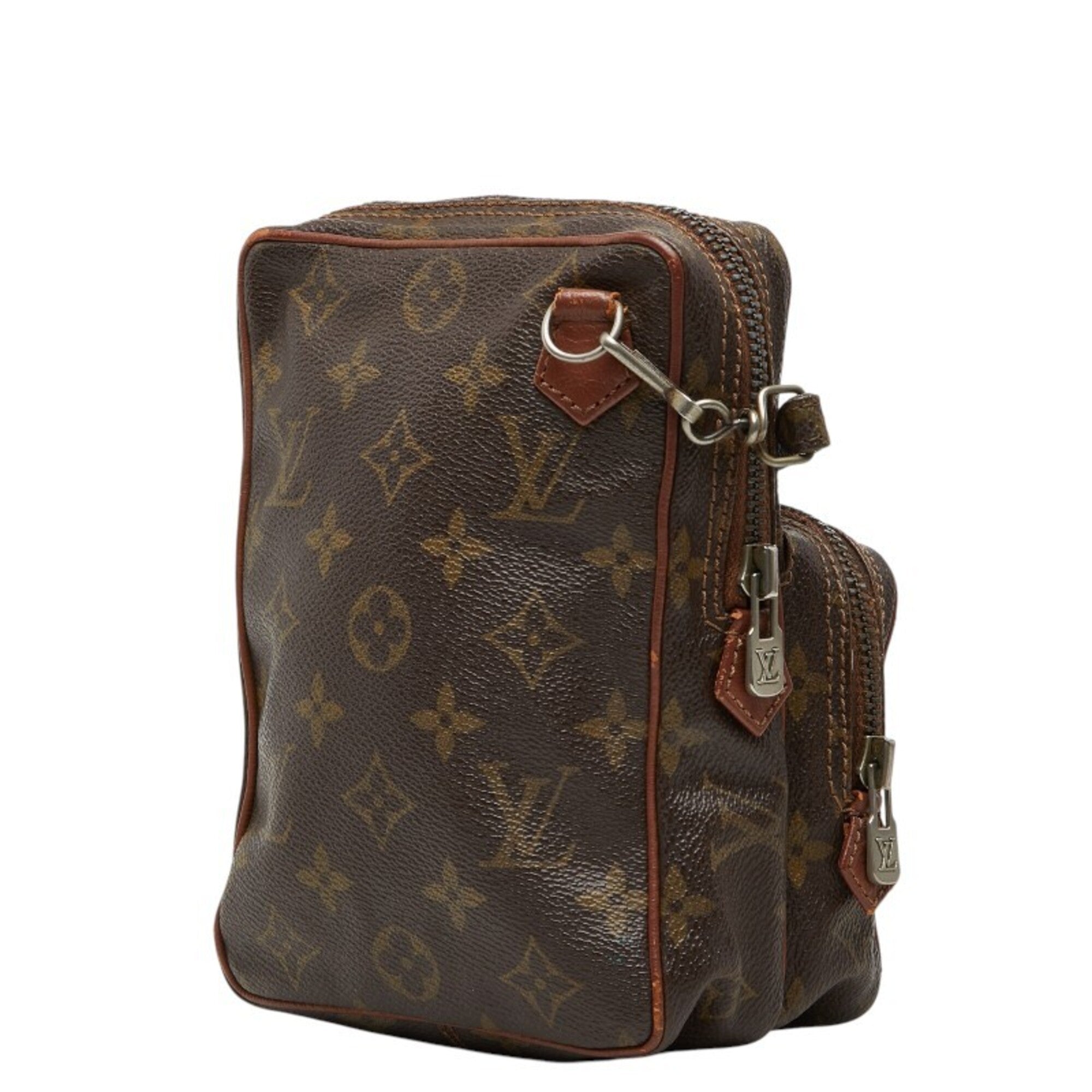 Louis Vuitton Brown Pvc Leather Shoulder Bag (Pre-Owned)