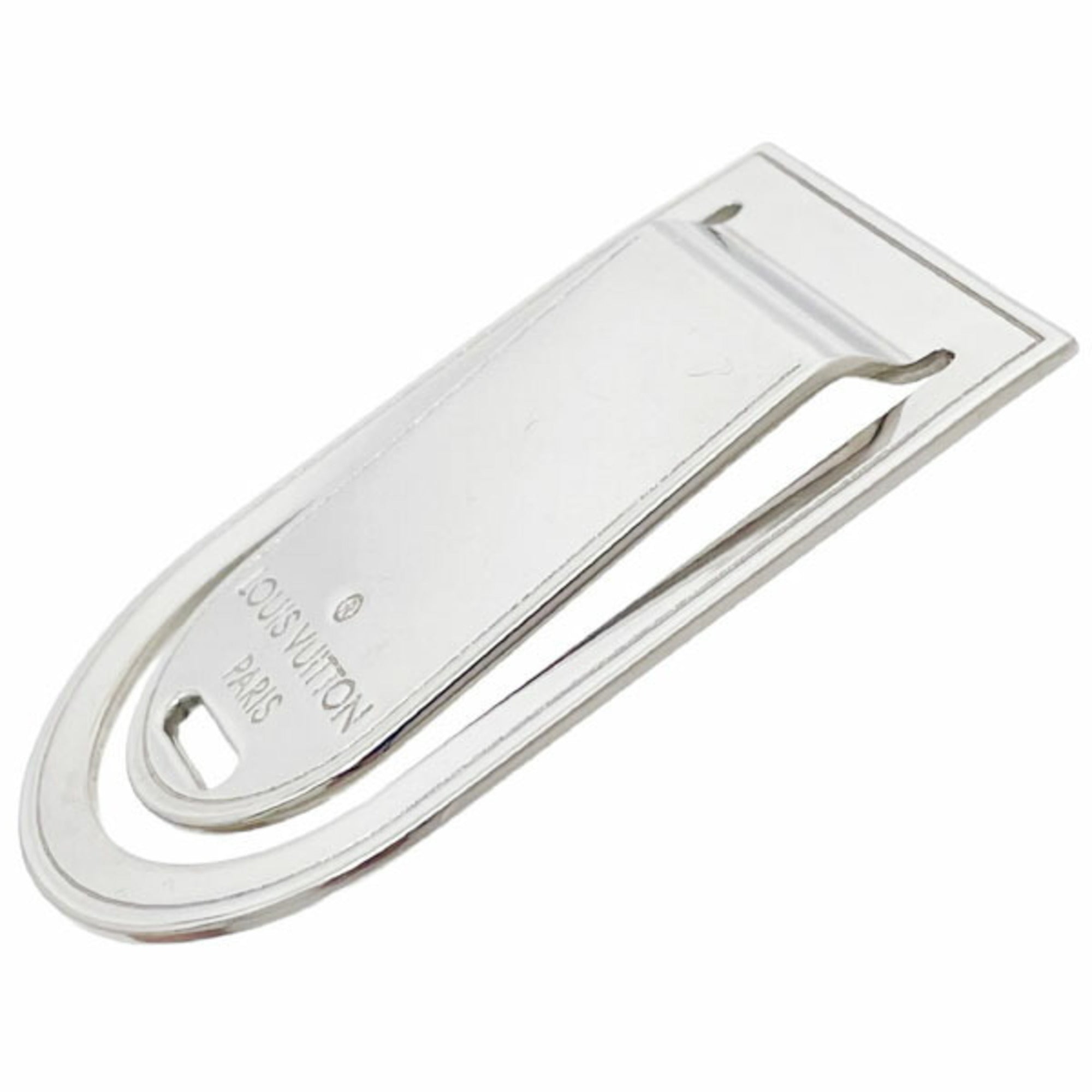 Louis Vuitton Silver Metal Money Clip (Pre-Owned)