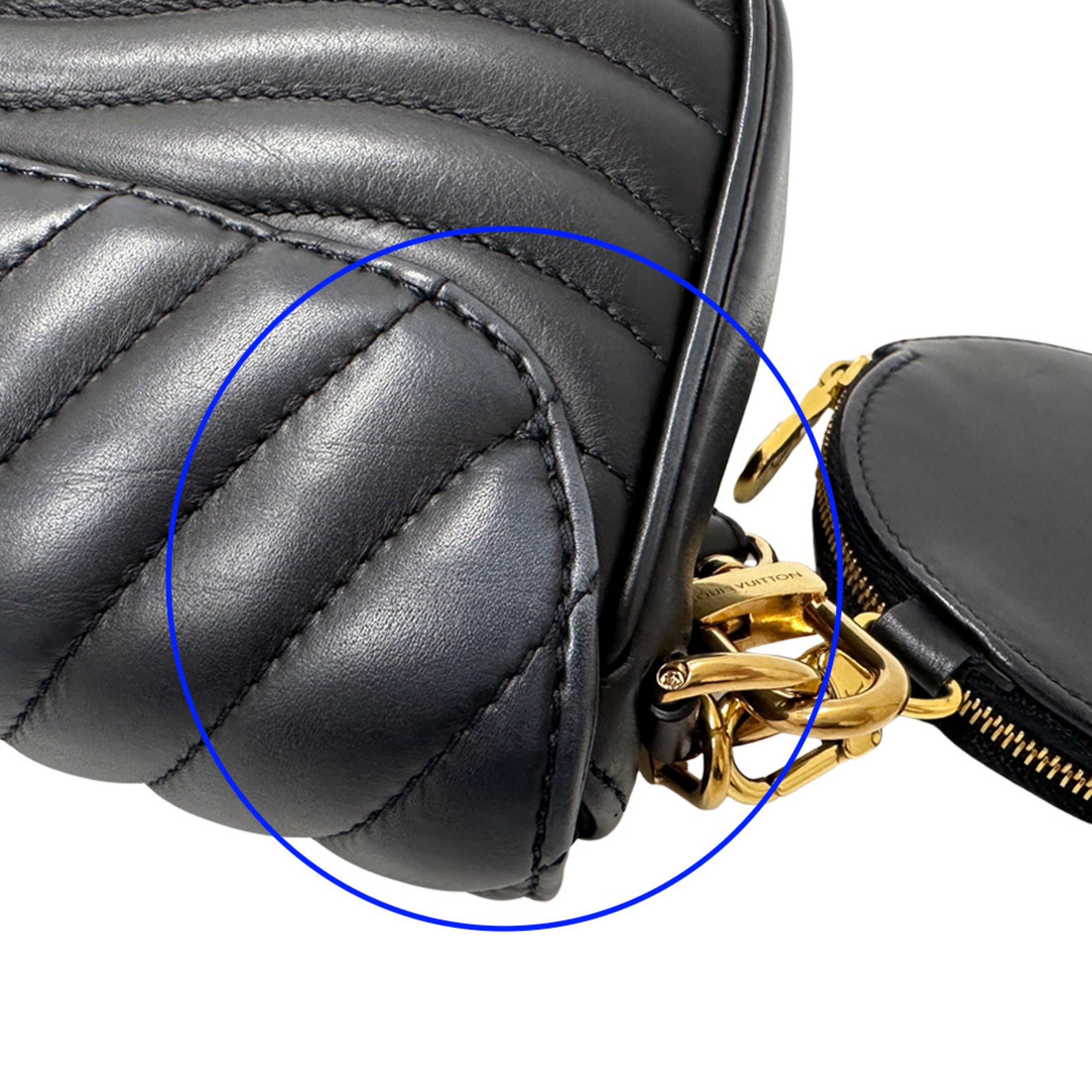 Louis Vuitton Black Noir Handbag Pouch Shoulder Bag (Pre-Owned)