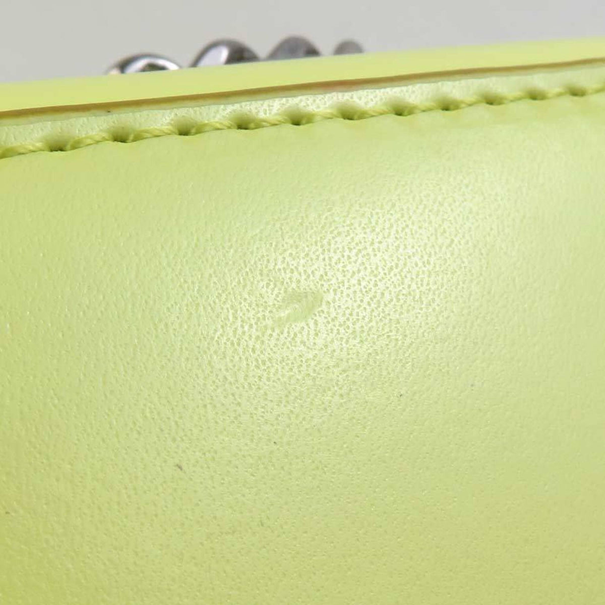 Marc Jacobs Green Yellow Leather Handbag Shoulder Bag (Pre-Owned)