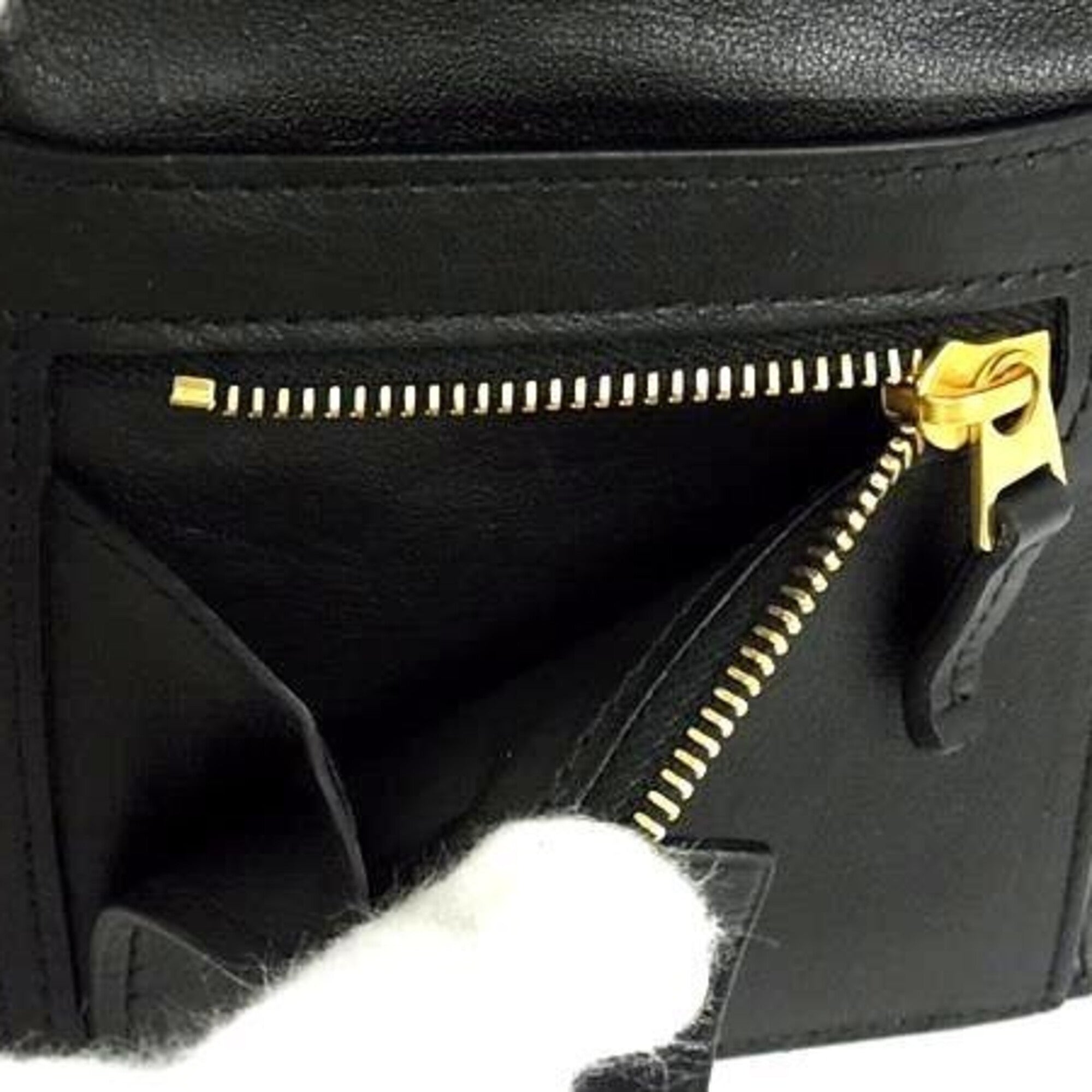 Bottega Veneta Black Leather Wallet (Bi-Fold) (Pre-Owned)