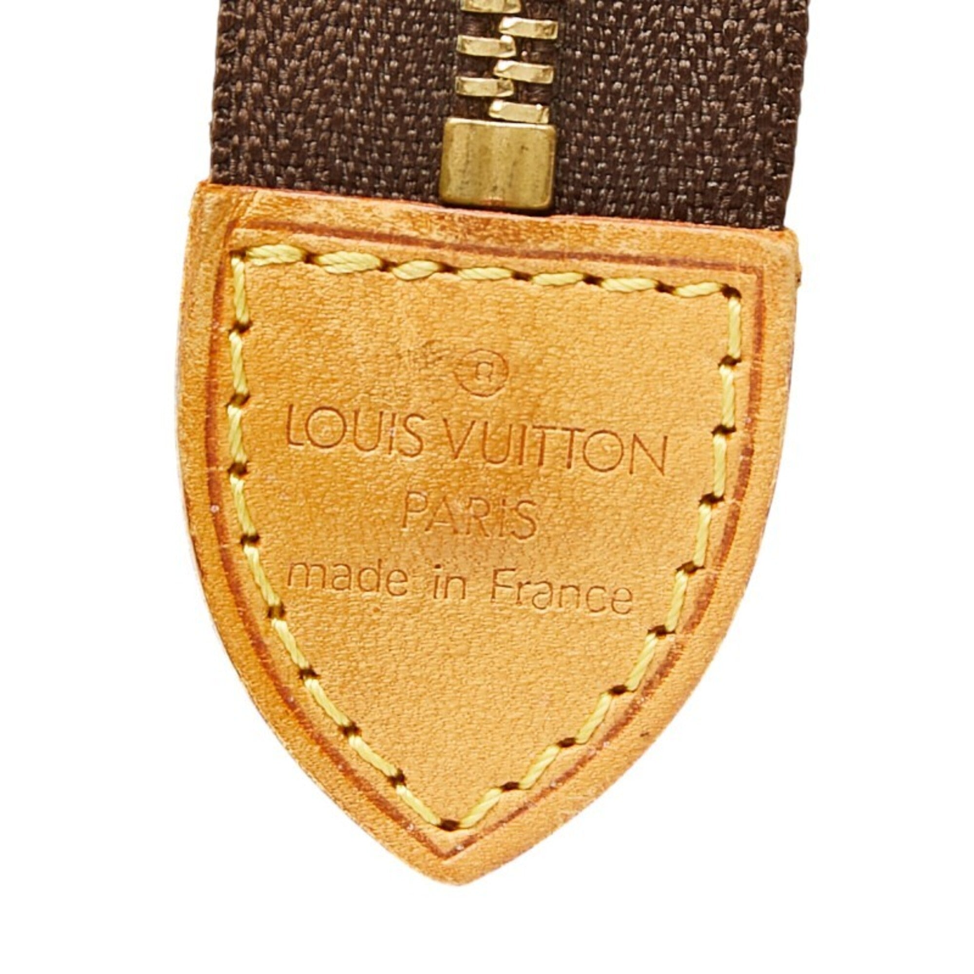 Louis Vuitton Brown Pvc Leather Clutch Bag Handbag Pouch (Pre-Owned)