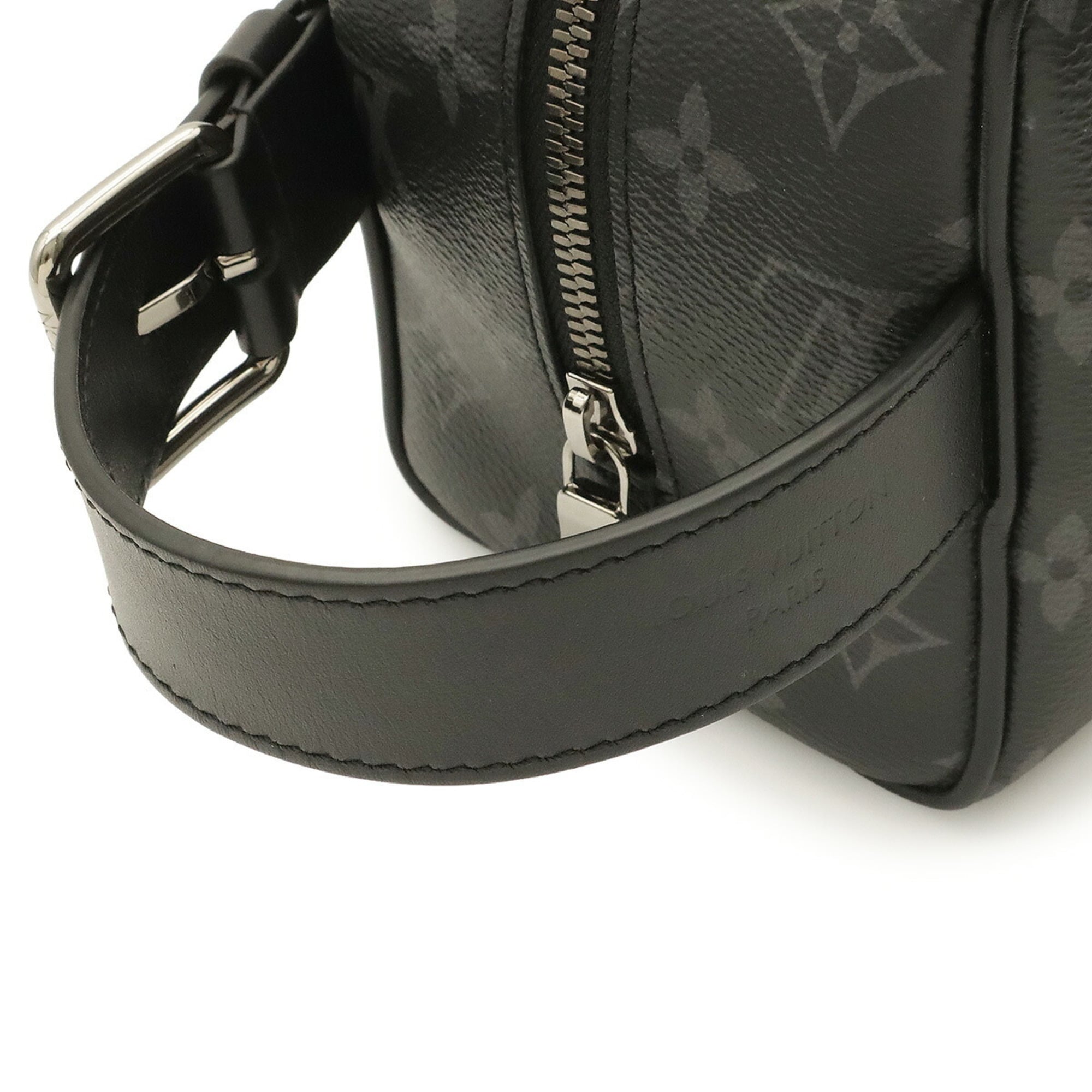 Louis Vuitton Black Gray Monogram Eclipse Clutch Bag Handbag Pouch (Pre-Owned)