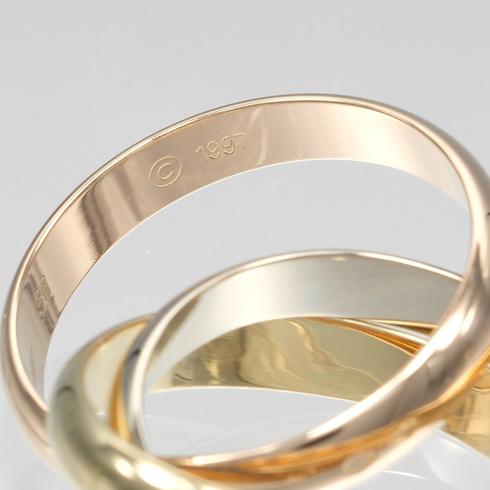 Cartier Yellow Gold (18K) Pink Gold (18K) White Gold (18K) Band Ring (Pre-Owned)