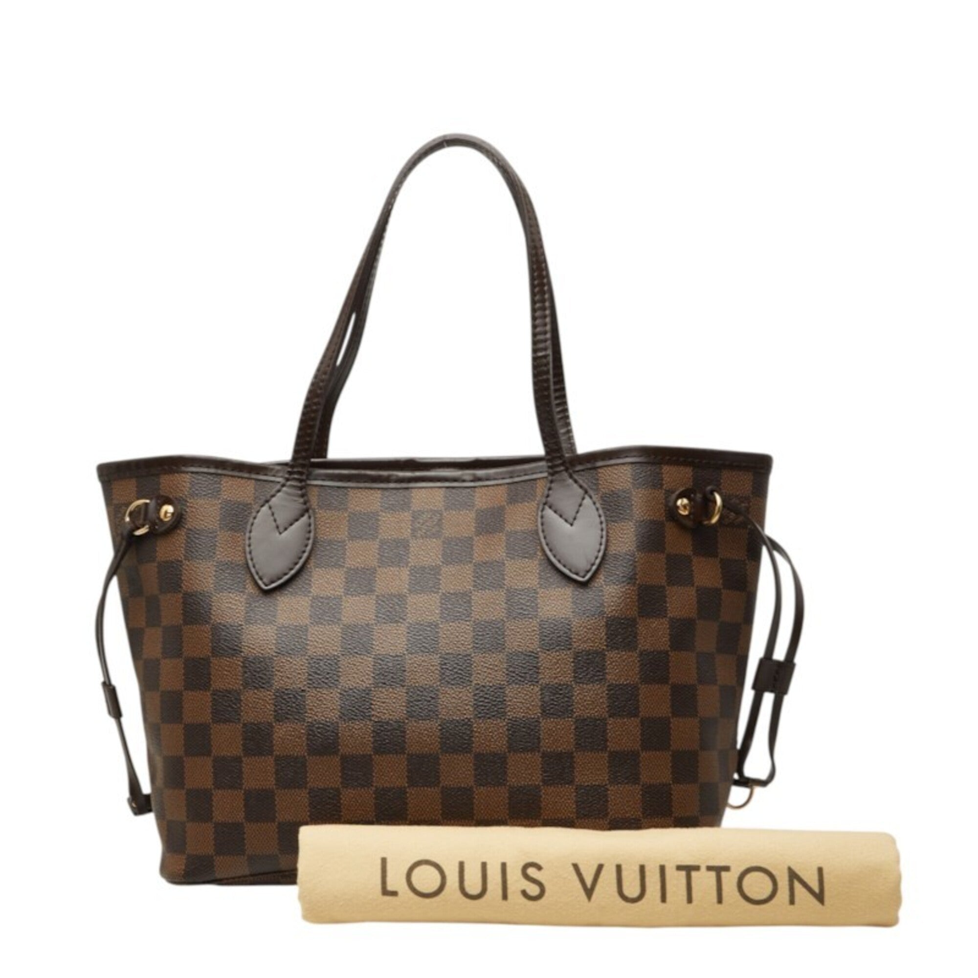 Louis Vuitton Brown Pvc Leather Handbag Tote Bag (Pre-Owned)