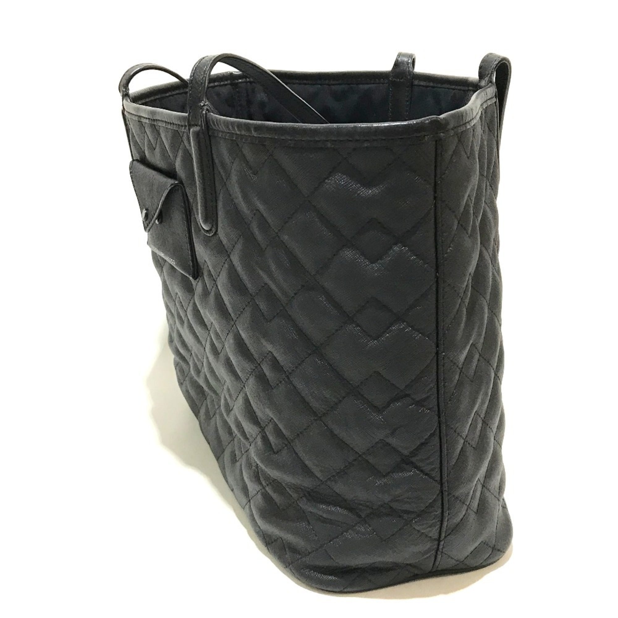 Marc By Marc Jacobs Black Pvc Leather Shoulder Bag Tote Bag (Pre-Owned)