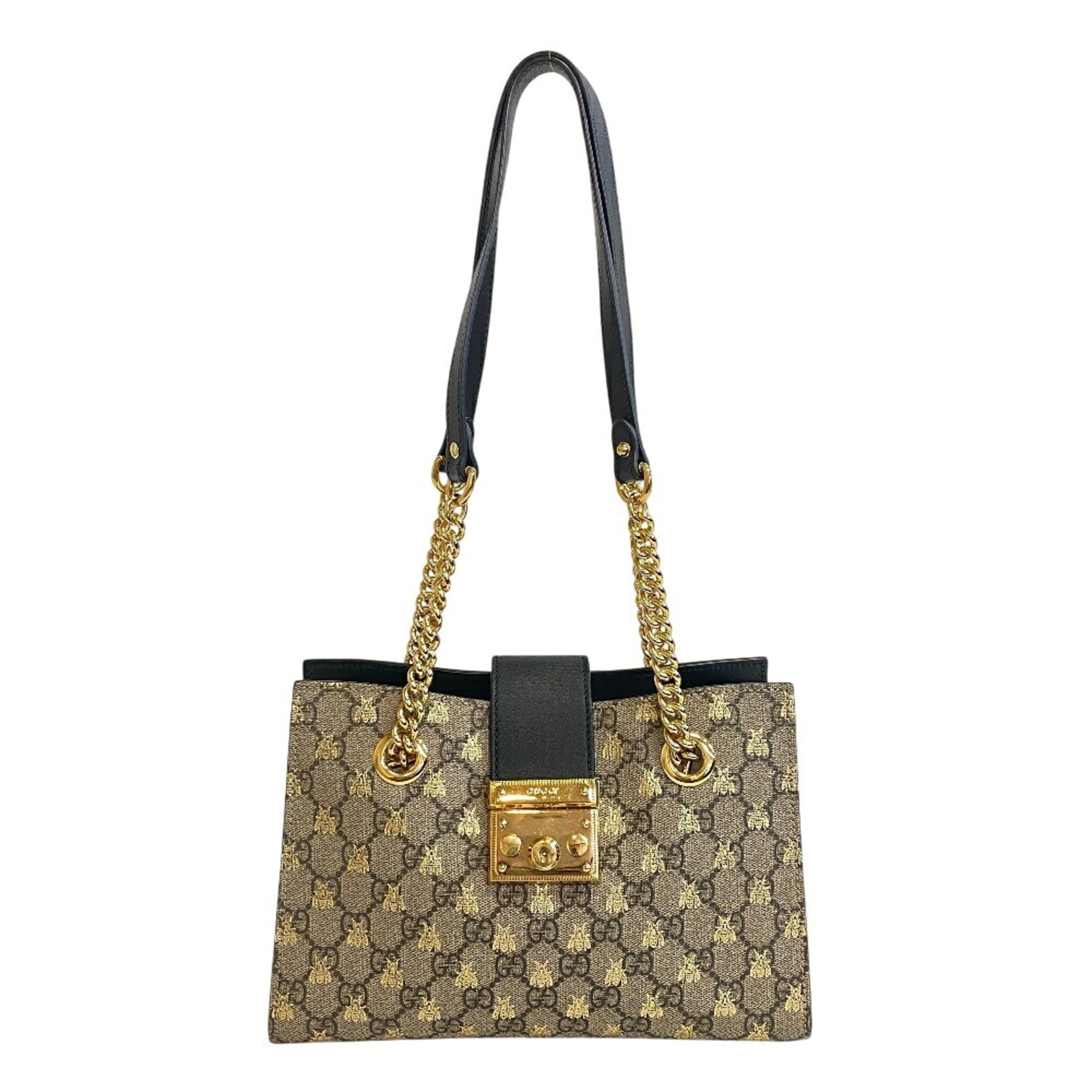 Gucci Beige Leather Shoulder Bag (Pre-Owned)
