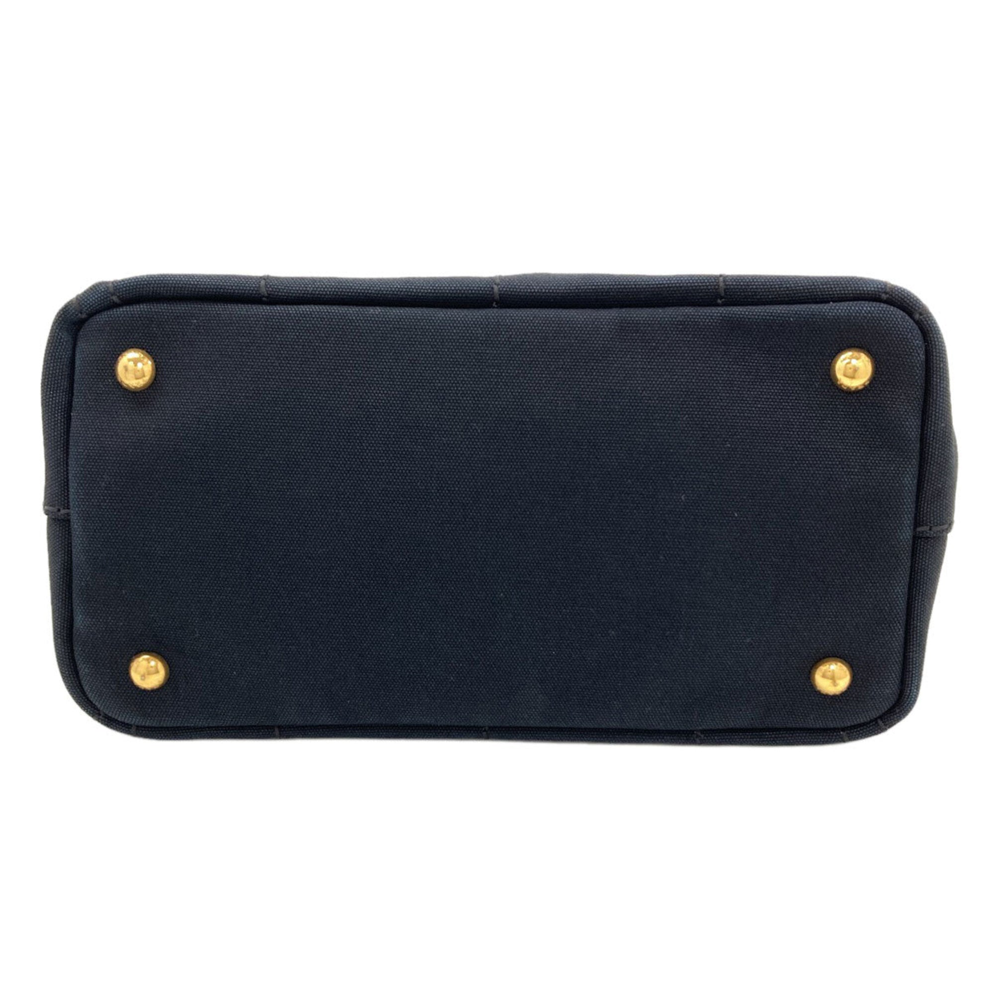 Prada Black Canvas Handbag (Pre-Owned)