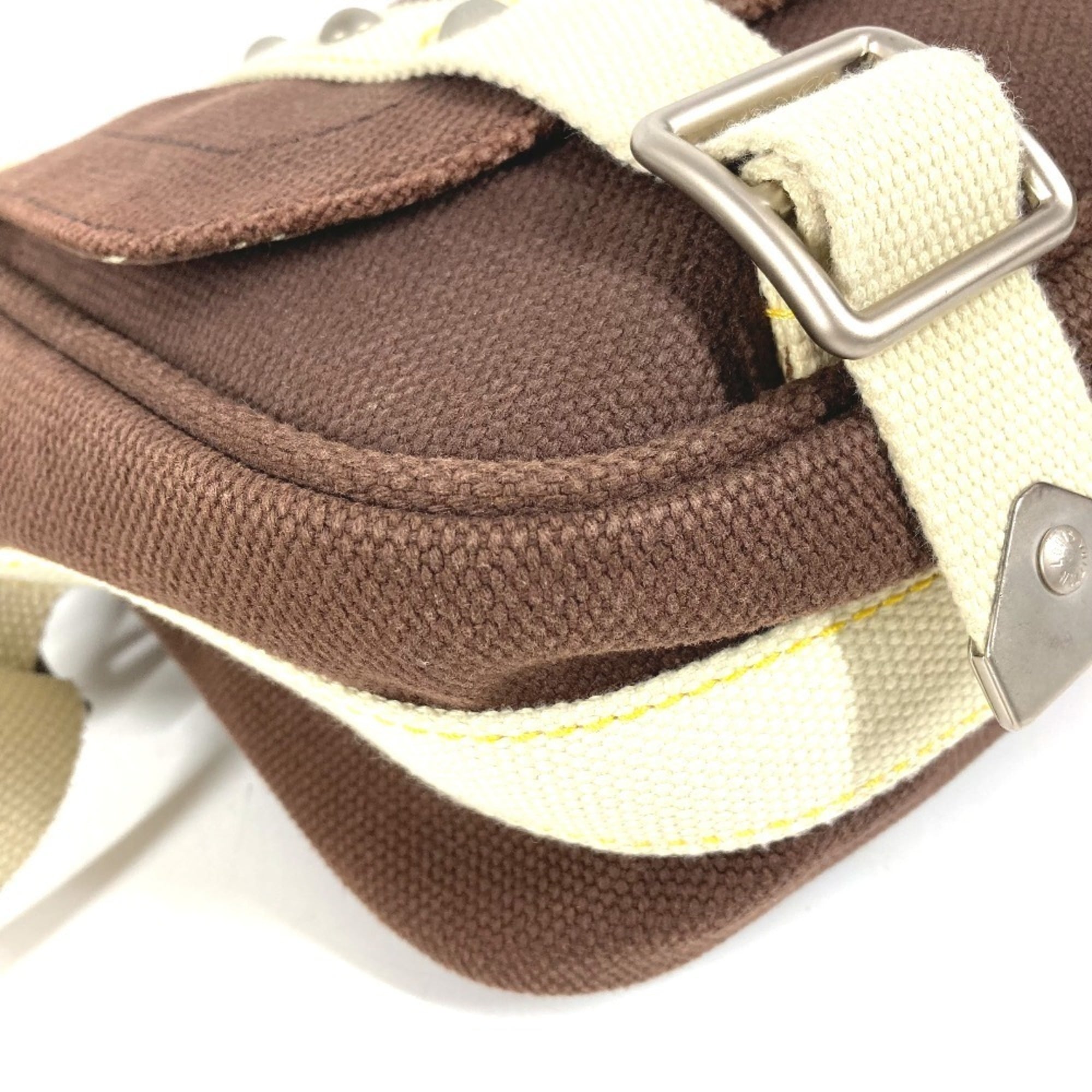 Louis Vuitton Brown Canvas Shoulder Bag (Pre-Owned)