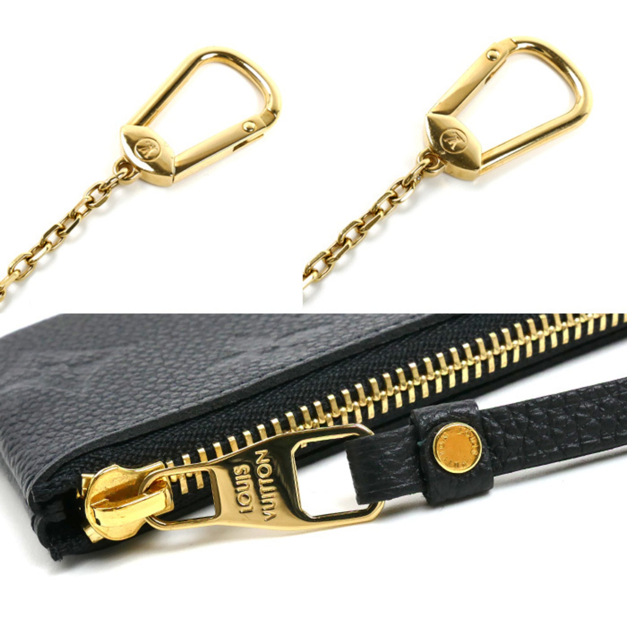 Louis Vuitton Black Monogram Empreinte Coin Purse/Coin Case (Pre-Owned)