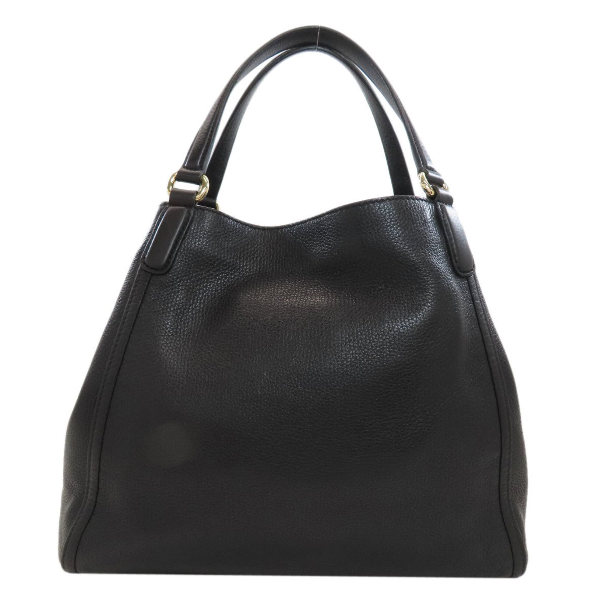 Gucci Black Leather Tote Bag (Pre-Owned)